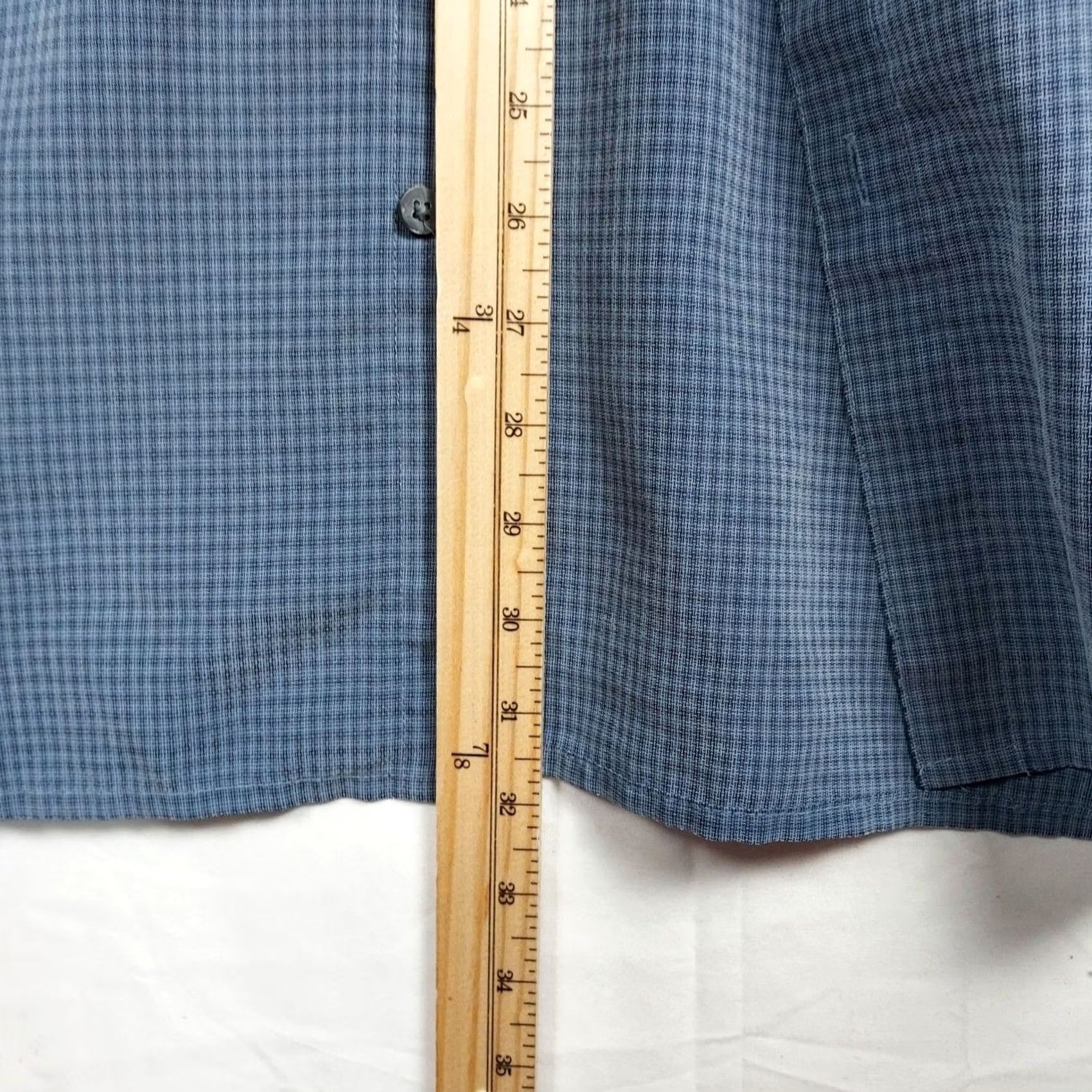 Vintage VINTAGE? No — Brandini Le Collezioni Men’s Casual Button-Down Shirt XXL Blue Gingham Rayon Shirt Men 2XL Blue Gingham Casual Button-Up Shirt Size US XXL / EU 58 / 5 - 5 Thumbnail