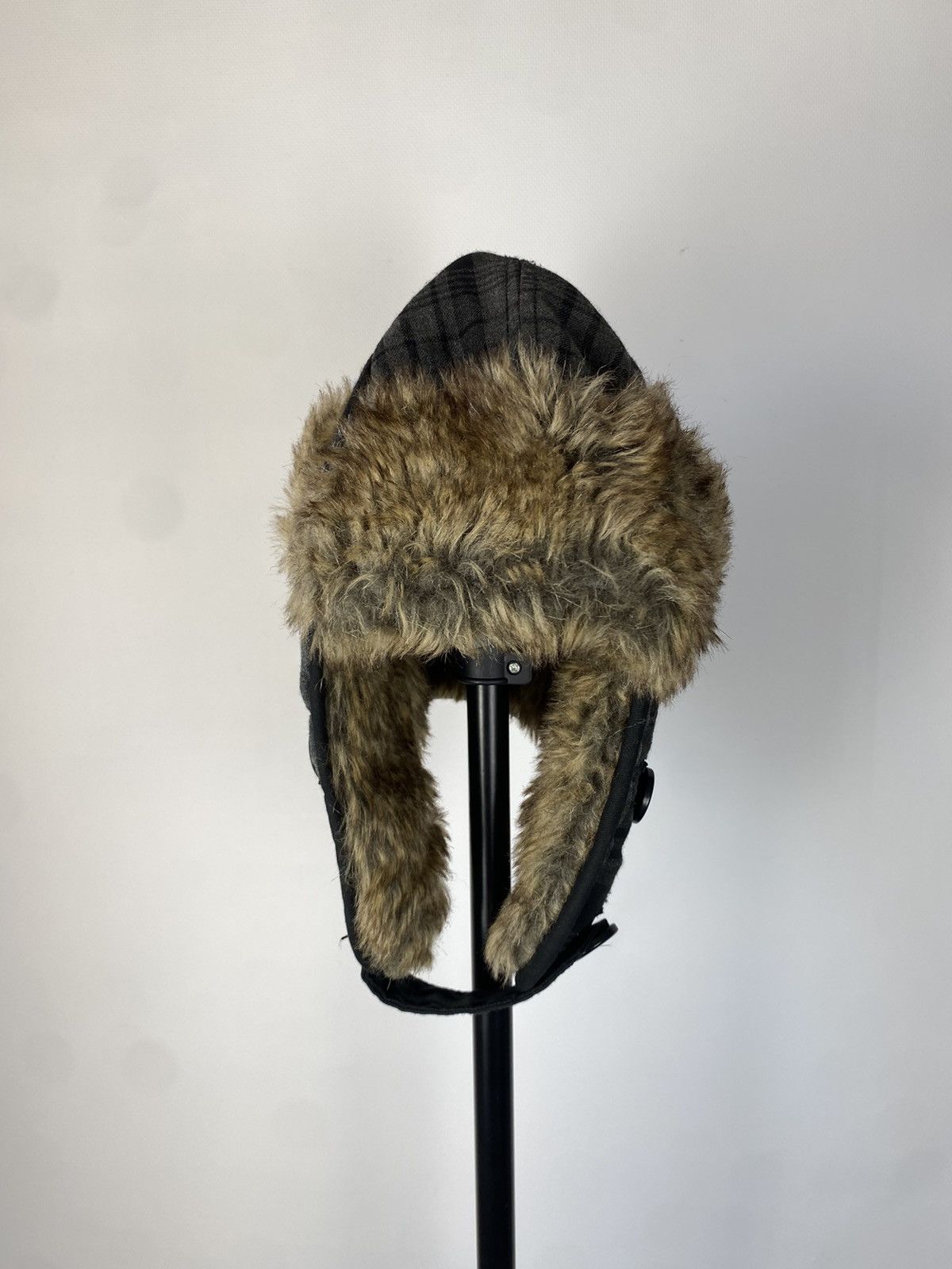 Hysteric Glamour × Japanese Brand Y2K American Vintage Fuzzy Hat Mohair Ushanka Beauty Beast Size ONE SIZE - 2 Thumbnail