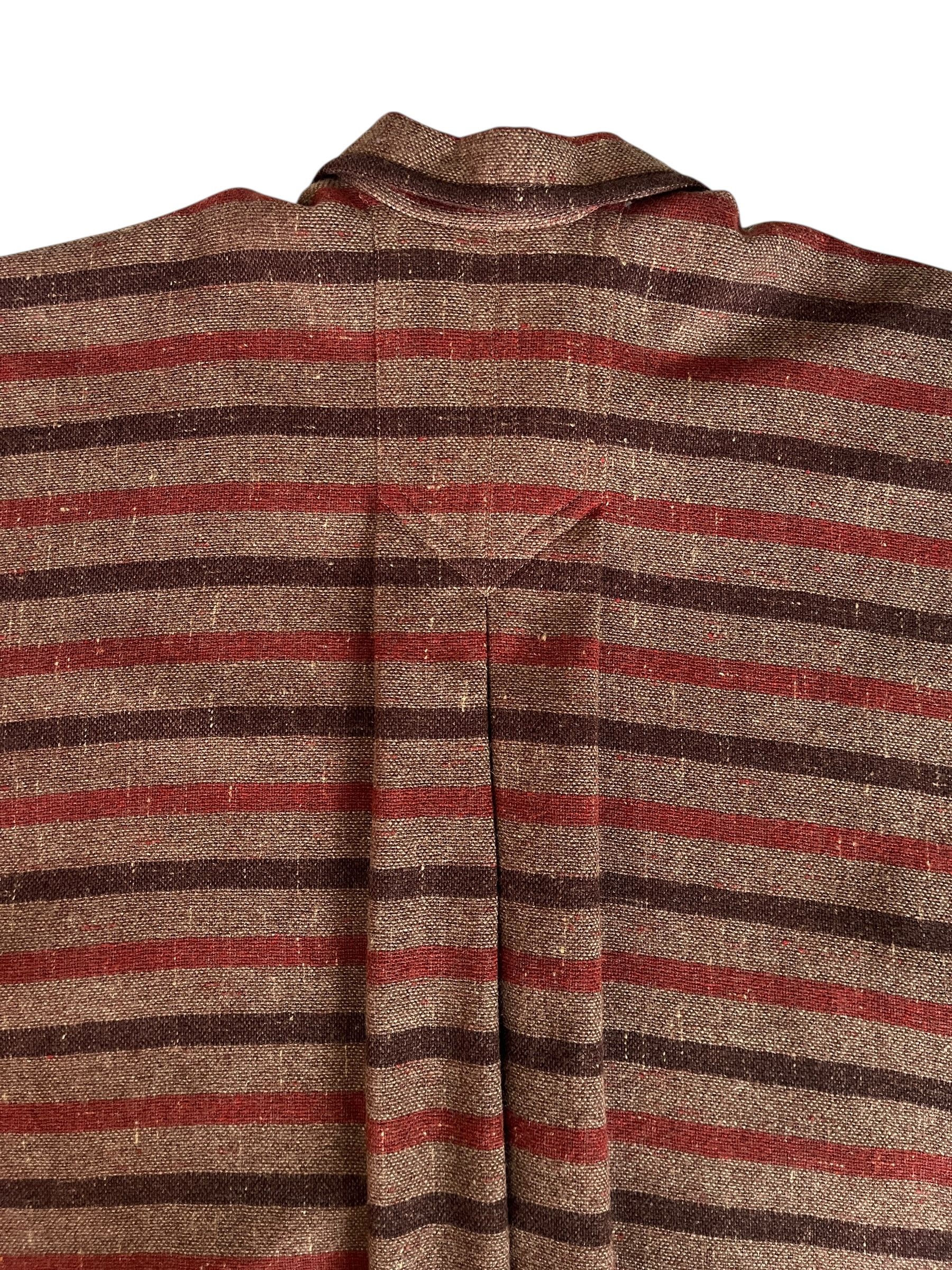 Issey Miyake Vintage 70s Issey Miyake Rug Button Up Poncho Size US M / EU 48-50 / 2 - 6 Thumbnail