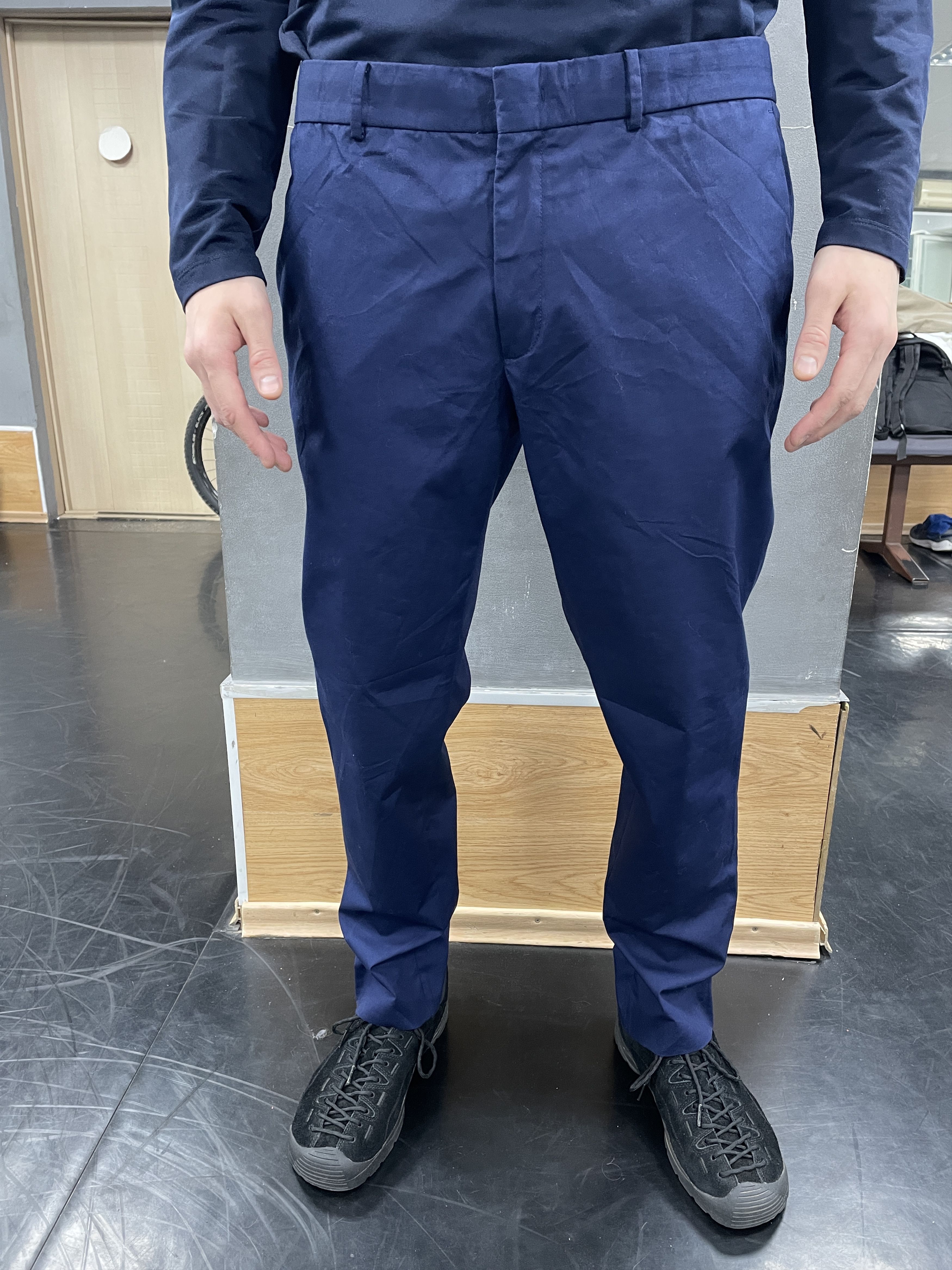 Designer × Moncler Moncler Pantalone Sportivo Dress Pants Blue 54 XL Size US 38 / EU 54 - 1 Thumbnail