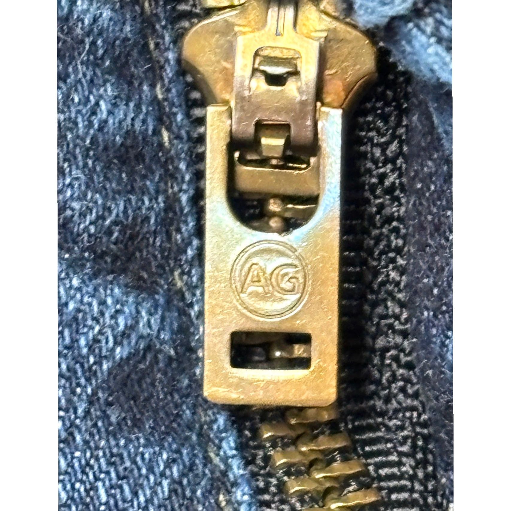 Vintage AG Adriano Goldschmied The Graduate Jeans Blue 36x34 Regular Straight Denim 5-Pocket Mens Size US 36 / EU 52 - 3 Thumbnail