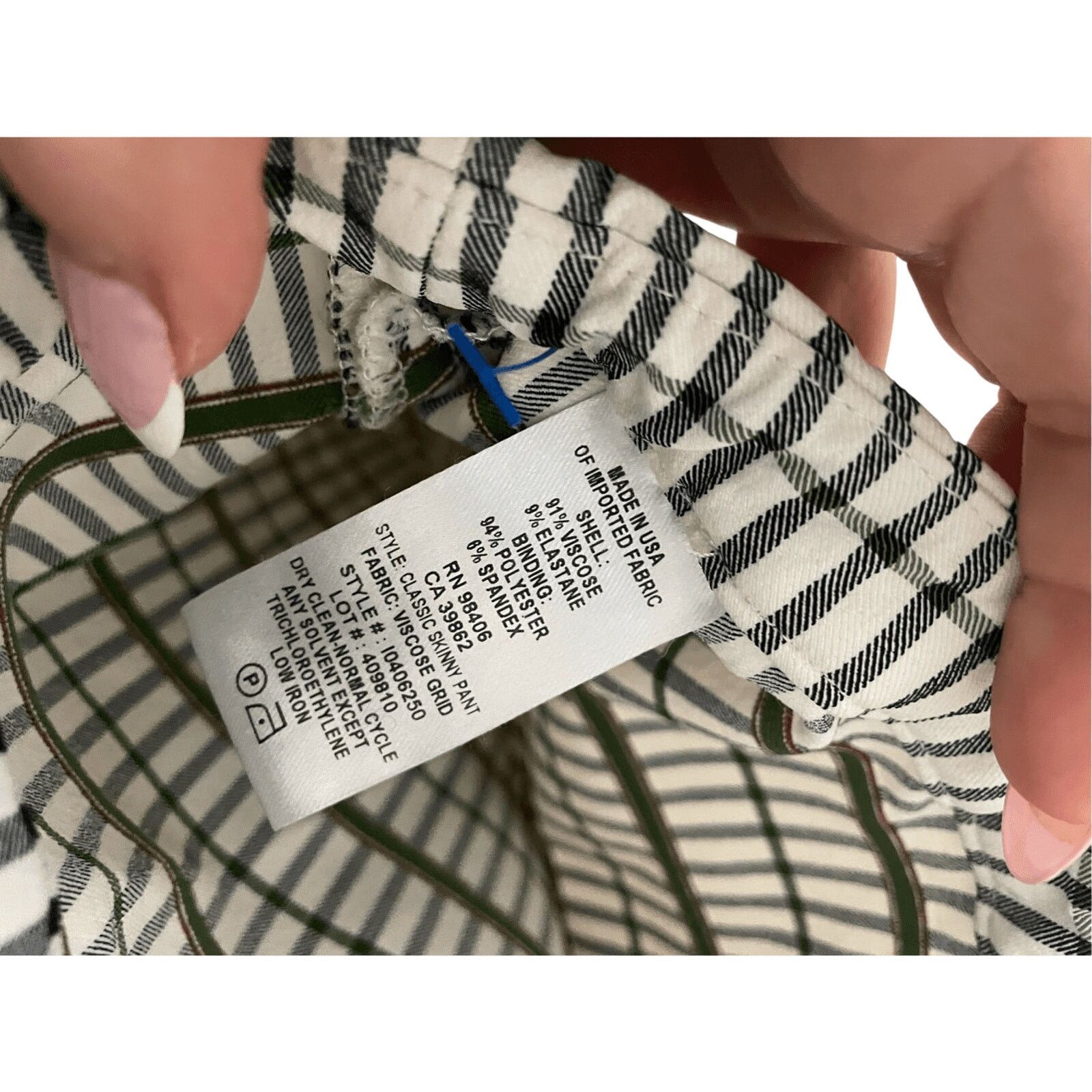 Theory Theory Women's Capri Novelty Print Dress Pixie Slacks SZ 6 Size 28" / US 6 / IT 42 - 3 Thumbnail
