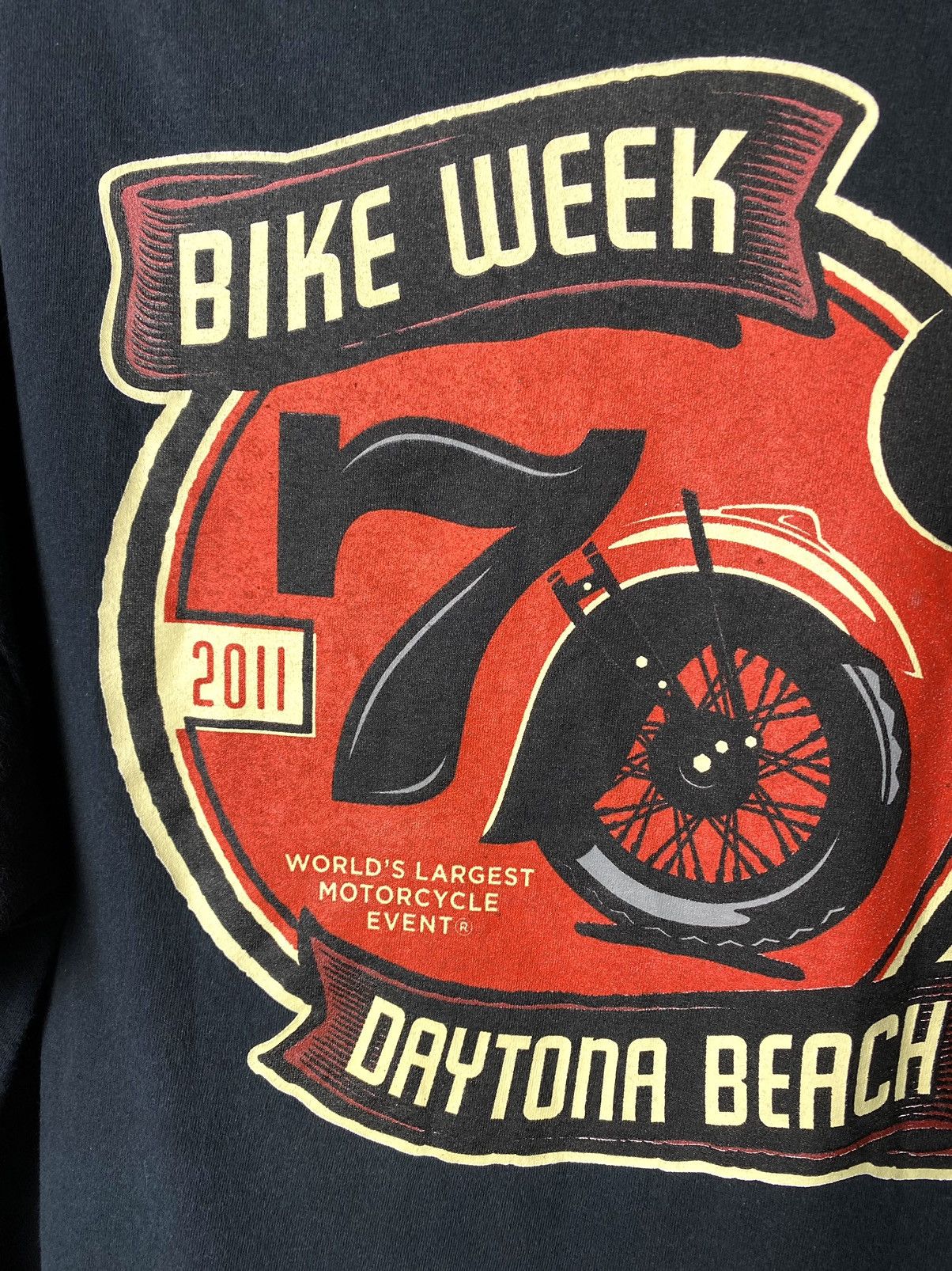 West Coast Choppers Vintage 2011 Daytona Beach Bike Week T Shirt Size US XXL / EU 58 / 5 - 6 Thumbnail