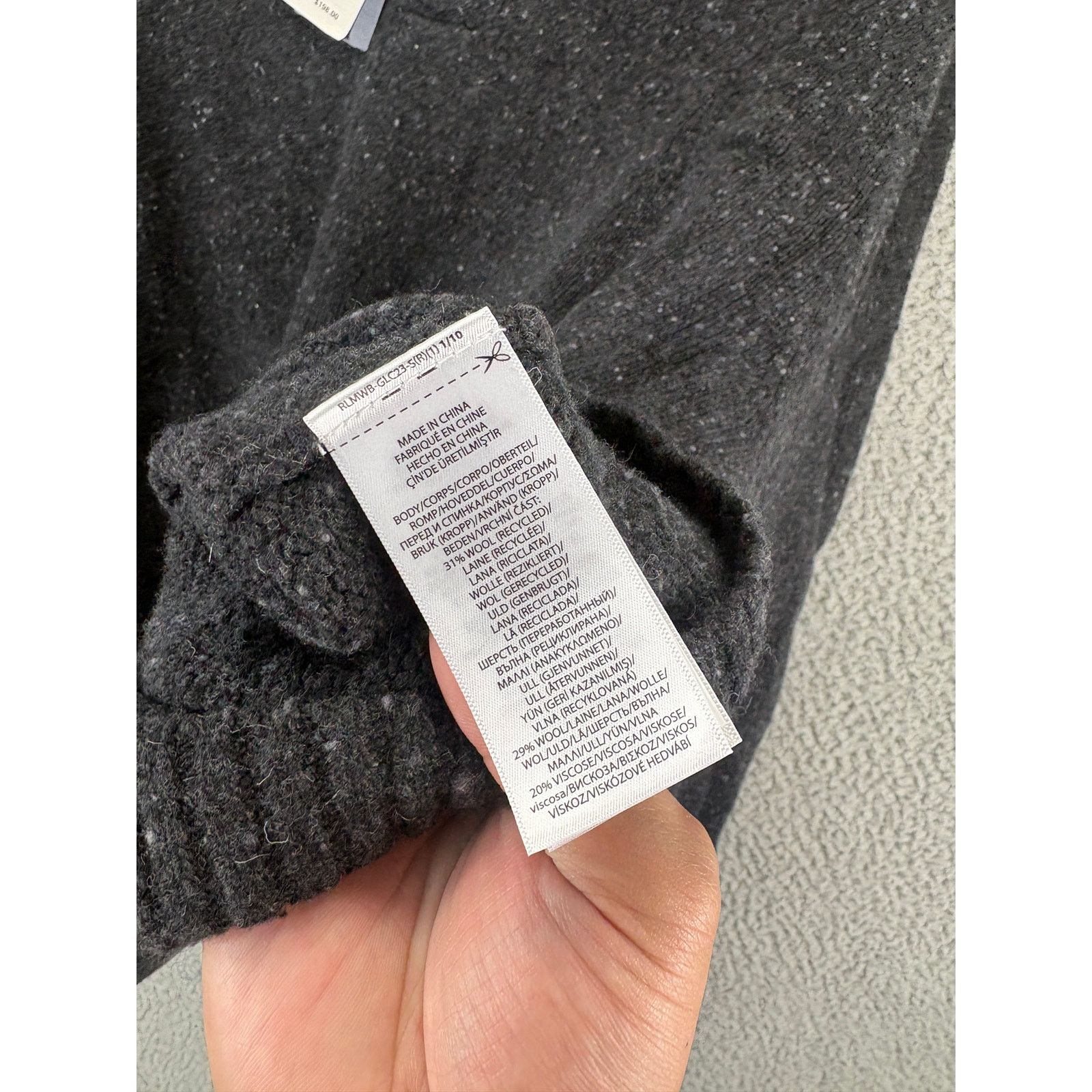 Ralph Lauren Polo Ralph Lauren 1/4 Mock Neck Sweater Mens XXL Gray Wool Size US XXL / EU 58 / 5 - 8 Thumbnail