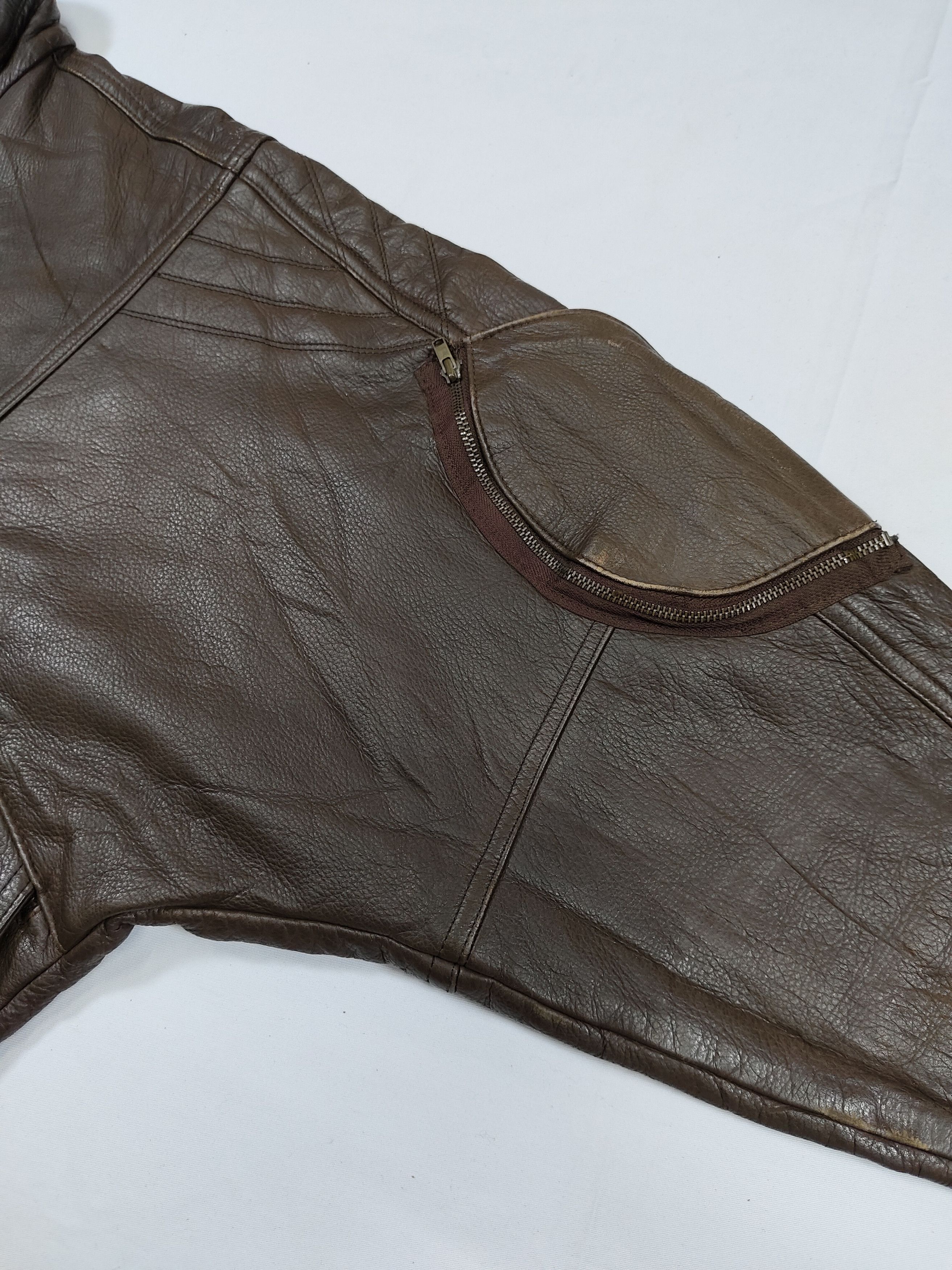 Issey Miyake ARCHIVE📕80s Issey Miyake DUETRIO Leather Flying Design Size US L / EU 52-54 / 3 - 7 Thumbnail