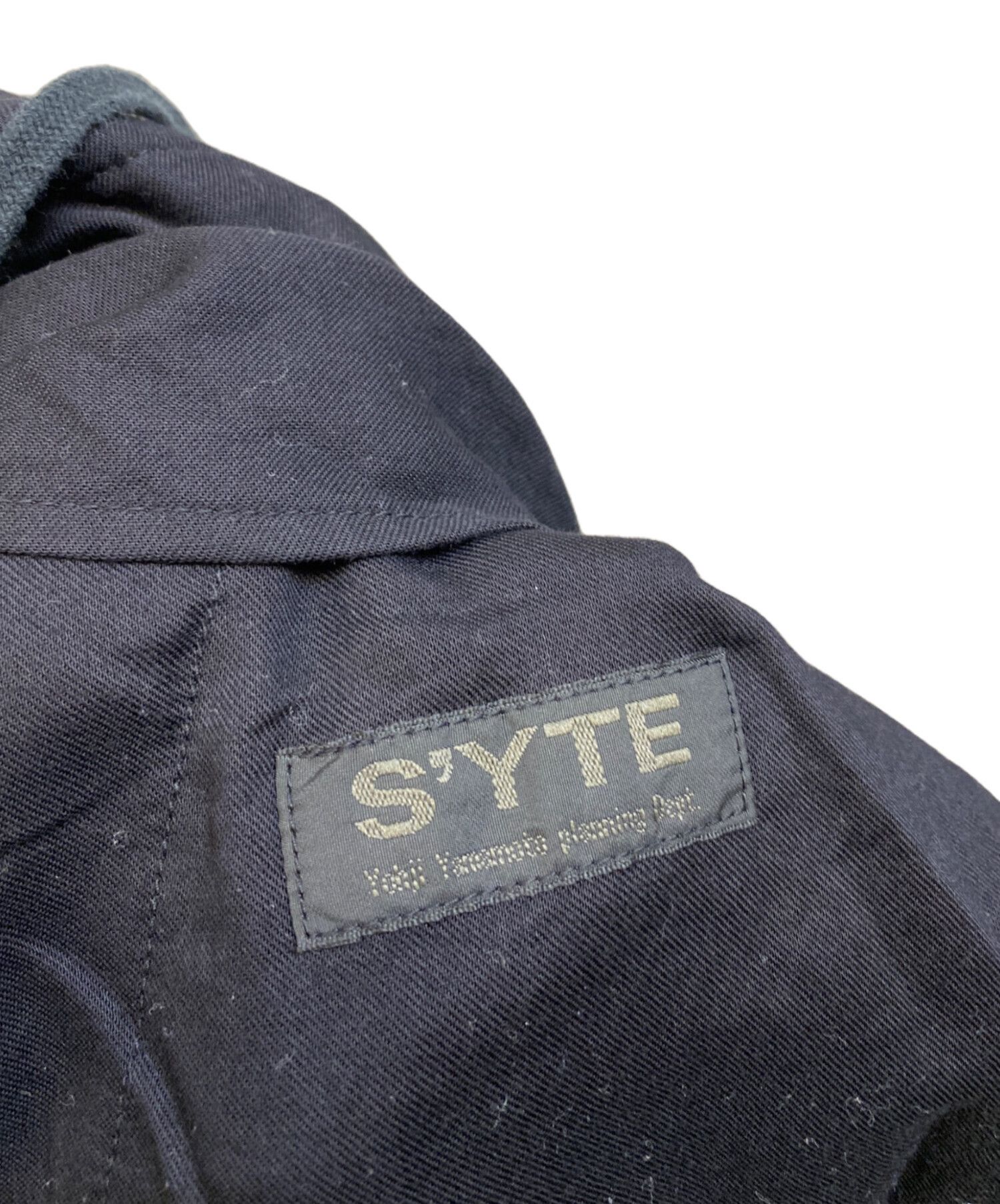 Yohji Yamamoto s'yte by yohji yamamoto CREPE de CHINE SIDE TUCK TROUSERS Size US 38 / EU 54 - 3 Thumbnail
