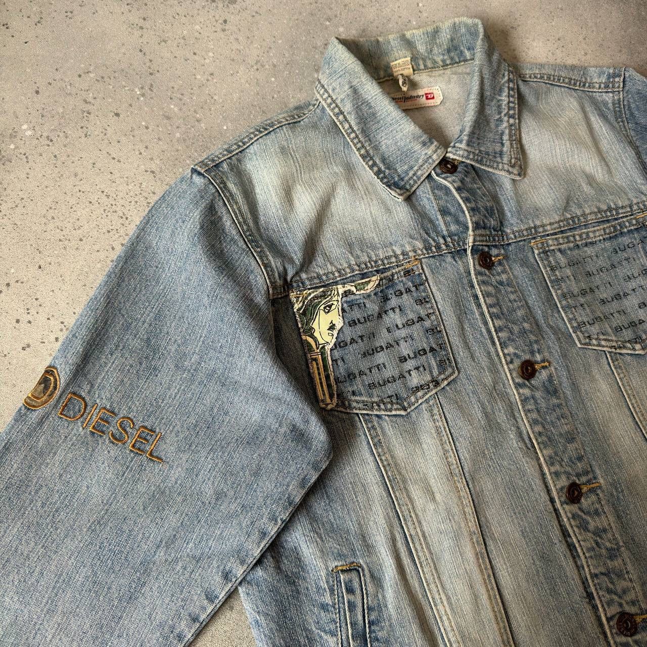 Denim Jacket × Diesel × Vintage Vintage Y2k 00s Archive
