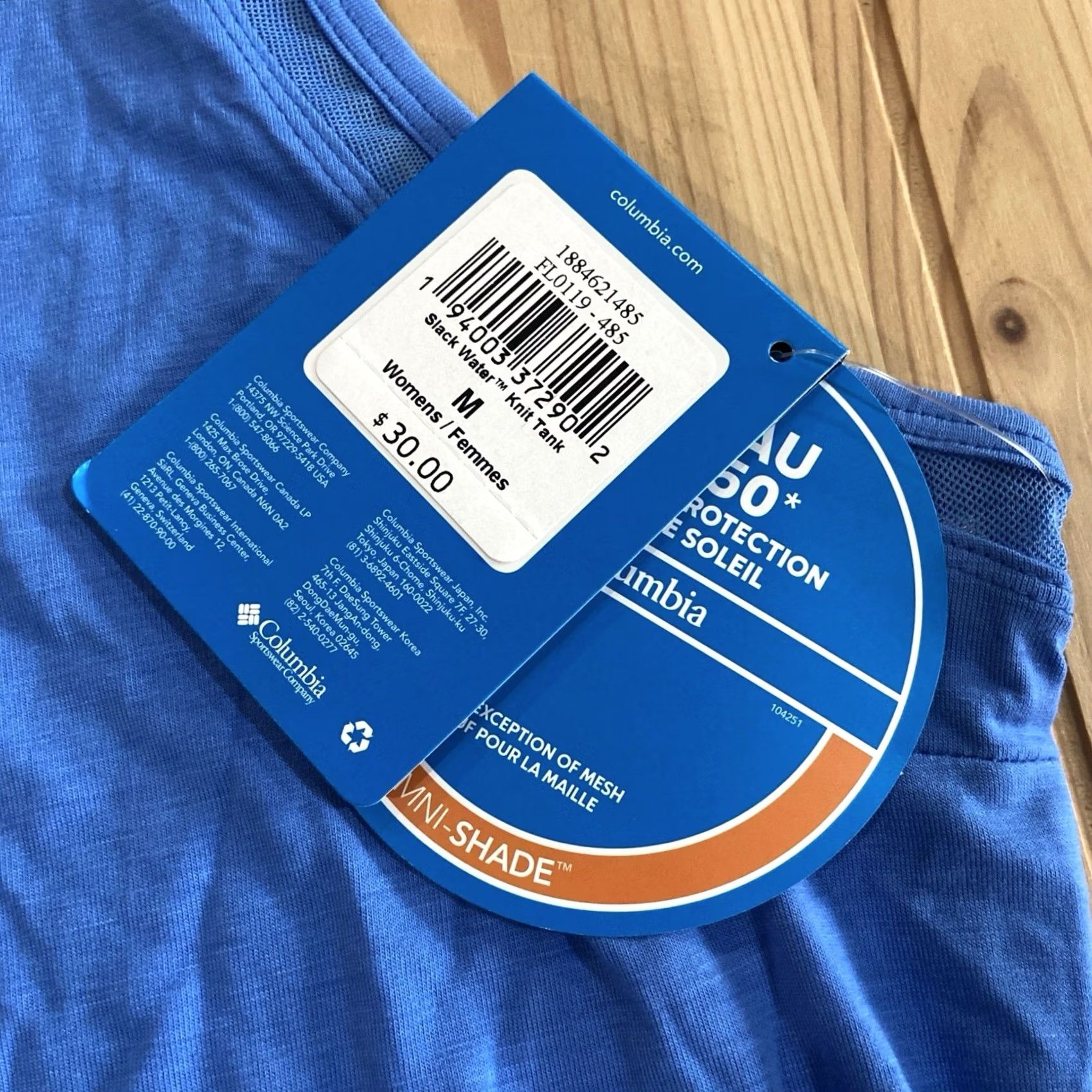 Vintage Columbia Slack Water Knit Tank II Womens Medium Blue Shirt UPF 50 Omni-Shade Tank Women M Blue UV Protection Outdoor Hiking Walking Shirt Size M / US 6-8 / IT 42-44 - 3 Thumbnail
