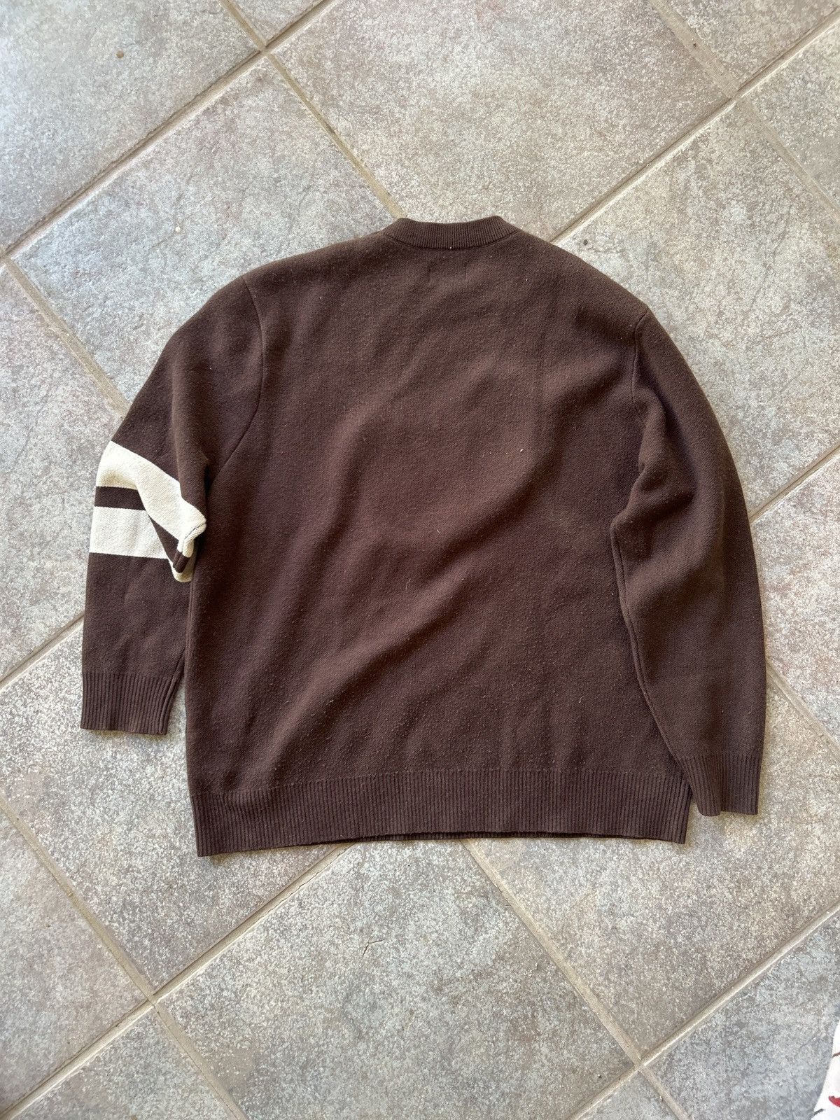 Golf Wang Golf Wang Pop Up AW2022 University Sweatshirt Brown/Cream Size US L / EU 52-54 / 3 - 5 Thumbnail