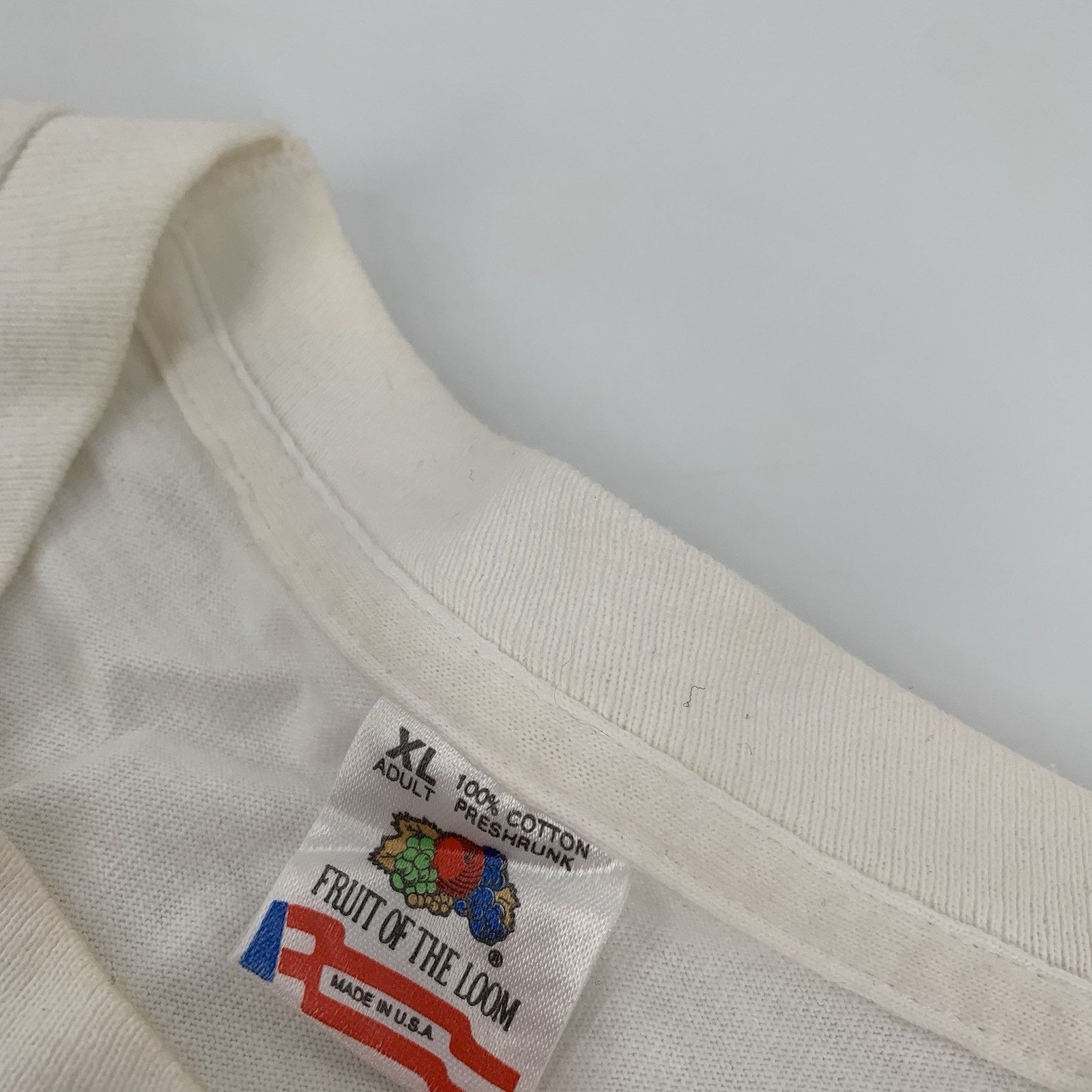 Fruit Of The Loom × Vintage Vintage 1995 Newspaper Michael Jordan Chicago Bulls T-Shirt Size US XL / EU 56 / 4 - 5 Thumbnail