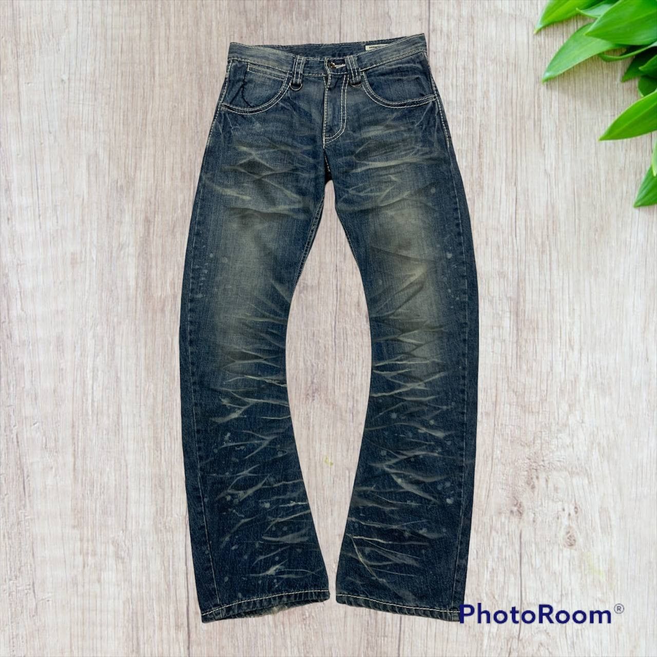 Vintage 2000s SemanticDesign Clawmark Curved Jeans