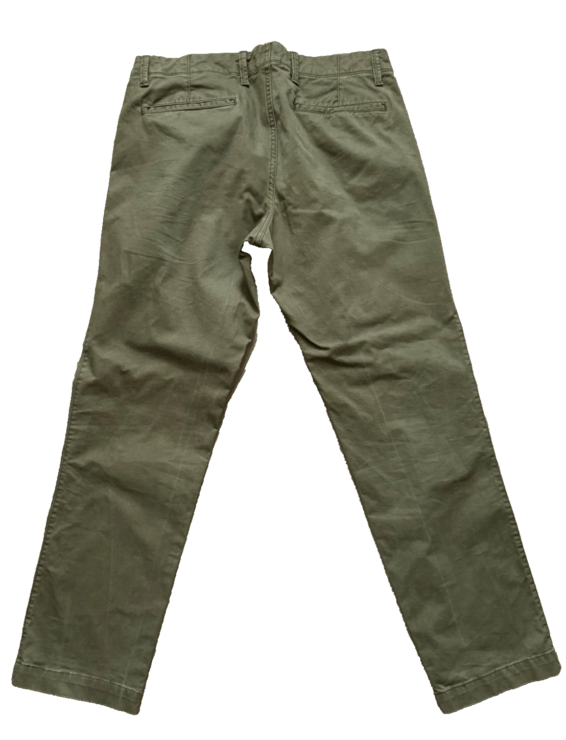 Gap Men’s Gap Pants Lived In Straight Khaki 34x32 Olive Green Size US 34 / EU 50 - 2 Thumbnail