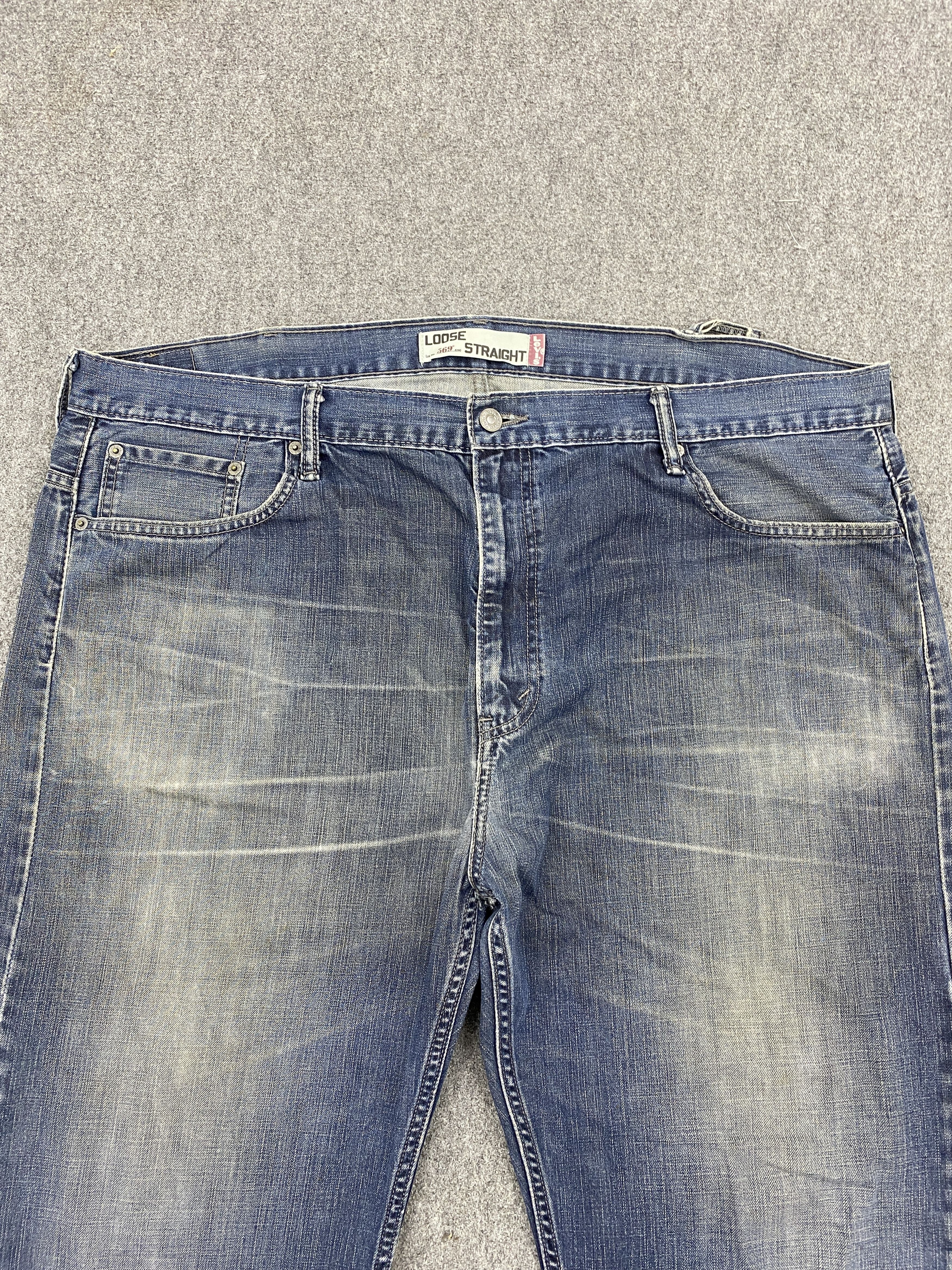 Levi's Vintage Levi's 569 Loose Straight Faded Blue Jeans DP2649 Size US 44 / EU 60 - 2 Thumbnail