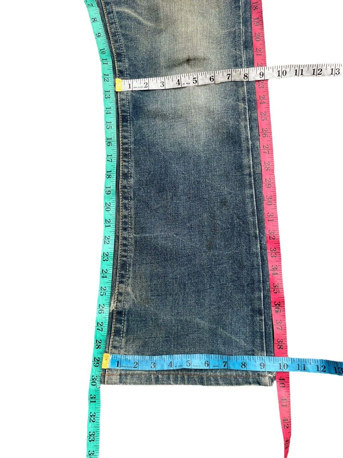 Japanese Brand Semantic Design Flare Distresed Denim Size US 36 / EU 52 - 16 Thumbnail