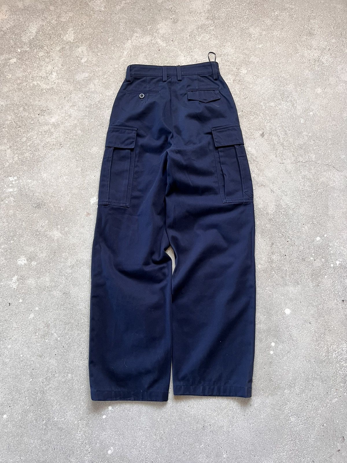 Loewe 21SS LOEWE Cargo Trousers Dark Blue Size 26" / US 2 / IT 38 - 6 Thumbnail