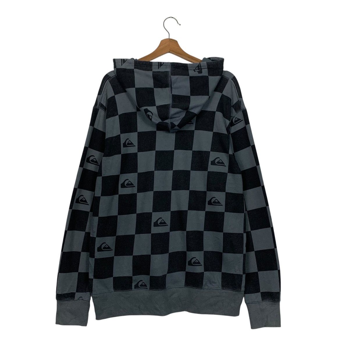 Quiksilver QUIKSILVER Checked Zipper Hoodie Sweatshirt #3619-C165 Size US XL / EU 56 / 4 - 15 Thumbnail