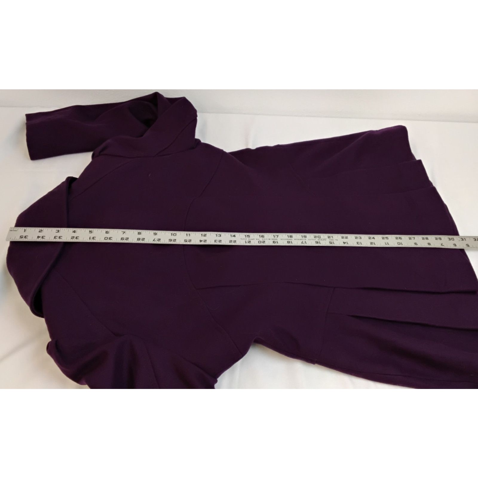 Guess Guess Wool Blend Peacoat Women's Large Petite Purple Size L / US 10 / IT 46 - 17 Thumbnail