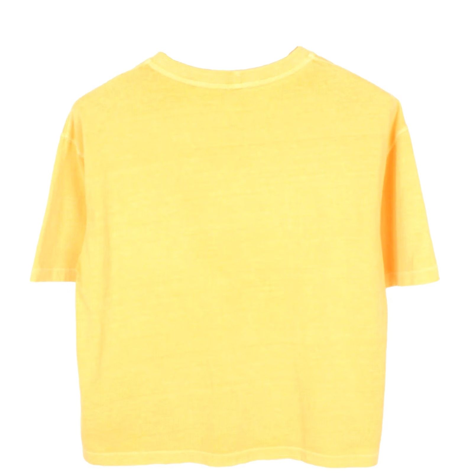 Sandro Sandro Shirt Womens MEDIUM Yellow Tee Top - Lithuanian Cotton Size M / US 6-8 / IT 42-44 - 2 Thumbnail
