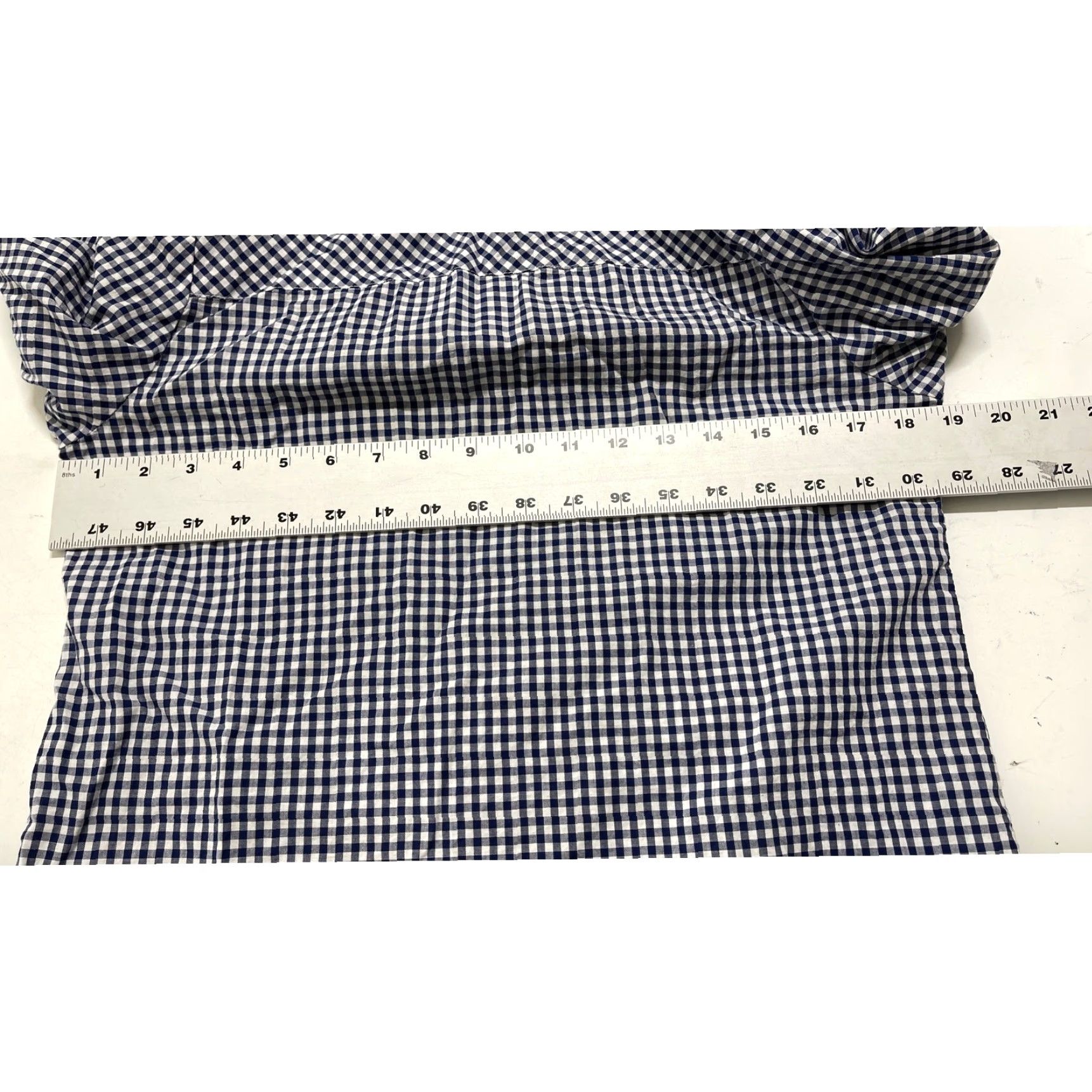 Vintage Cathy Shirt Blue White Checkered Button-Up 100% Cotton M Regular Women Size M / US 6-8 / IT 42-44 - 5 Thumbnail