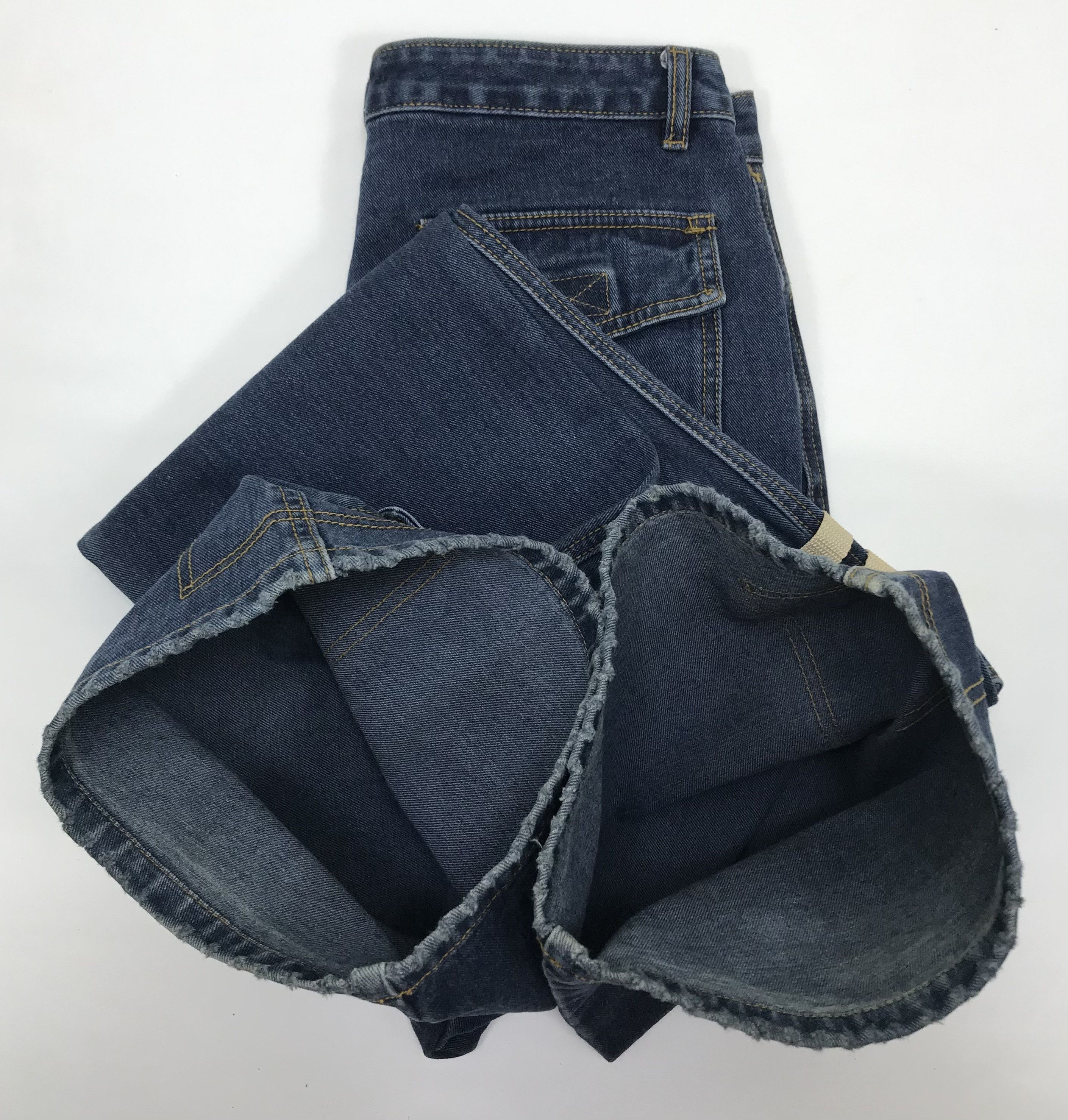 Japanese Brand Vintage Union Made Flare Jeans Bell Bottom Denim Size 30" / US 8 / IT 44 - 12 Thumbnail