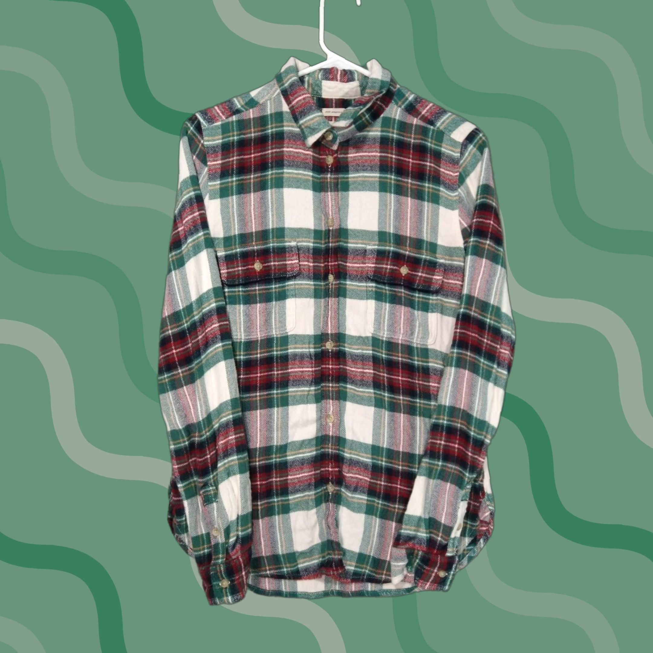 American Eagle Outfitters VINTAGE American Eagle Outfitters Shirt Womens Medium Plaid Flannel Ahh-Mazingly Soft Classic Size M / US 6-8 / IT 42-44 - 1 Thumbnail