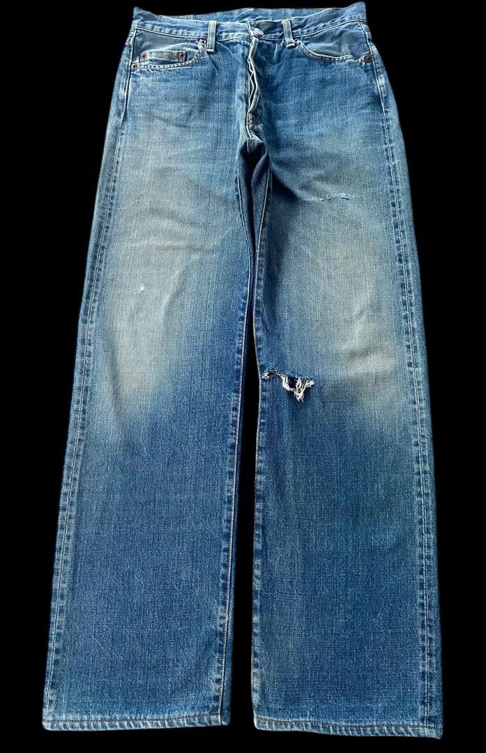 Japanese Brand 💥BEST OFFER💥Vintage Omigod Selvegde Distressed Denim Size US 31 - 1 Thumbnail