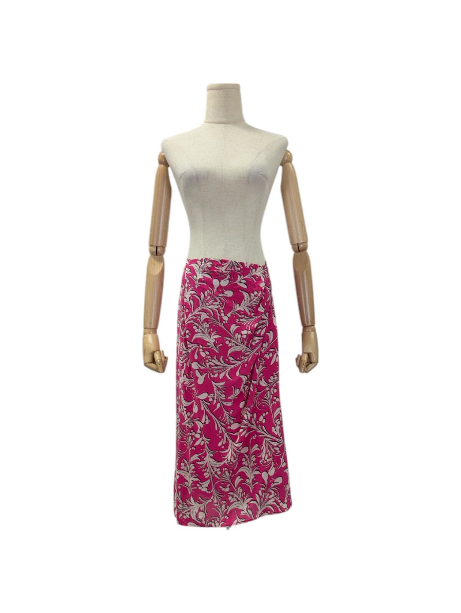 Isabel Marant Etoile Fuchsia Pink Printed Skirt Size 25" / US 0 / IT 36 - 1 Thumbnail