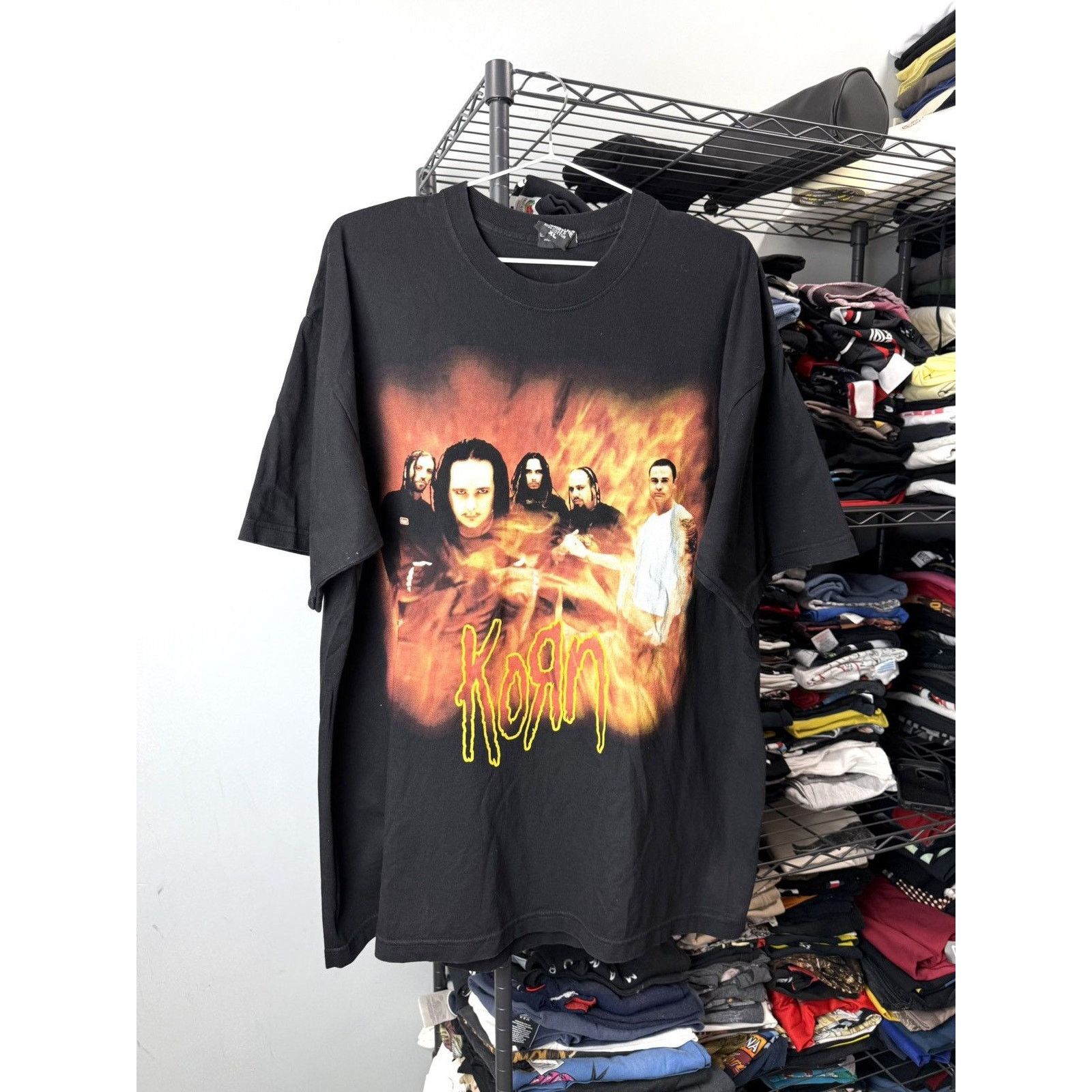 90-00s Rare! Vintage Korn Band Rock T Shirt
