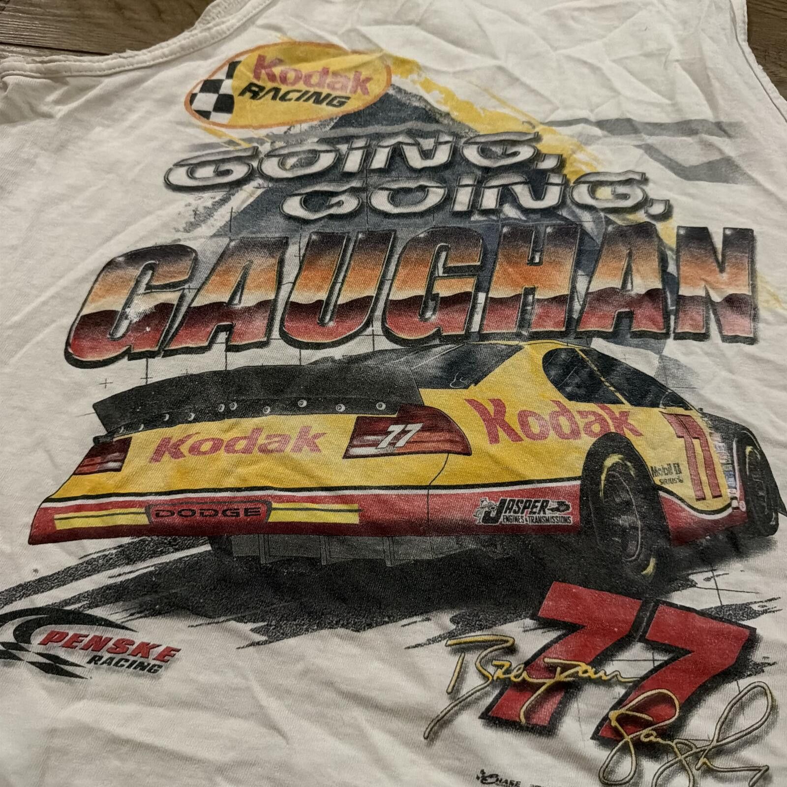 Chase Authentics Vintage Y2K NASCAR Brendan Gaughan Kodak Racing Tank Top Size US L / EU 52-54 / 3 - 4 Thumbnail