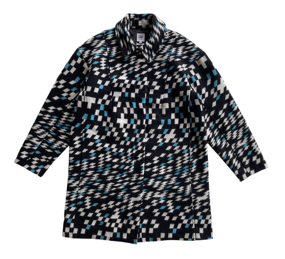 Opening Ceremony Opening Caremony Geometrical Wool Jacket Size XS / US 0-2 / IT 36-38 - 2 Thumbnail