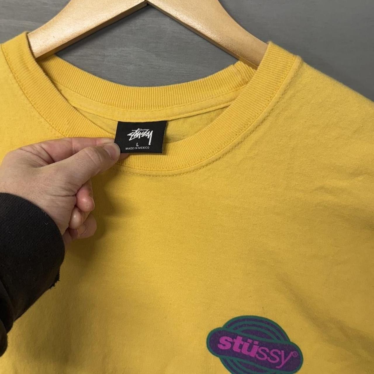 Stussy Rare Stussy Vintage Circuit Shirt Yellow Men’s Large Size US L / EU 52-54 / 3 - 3 Thumbnail