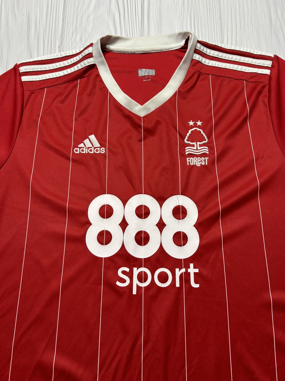 Adidas Nottingham Forest 2017-18 #19 ZANA Home Soccer Jersey XL Size US XL / EU 56 / 4 - 5 Thumbnail