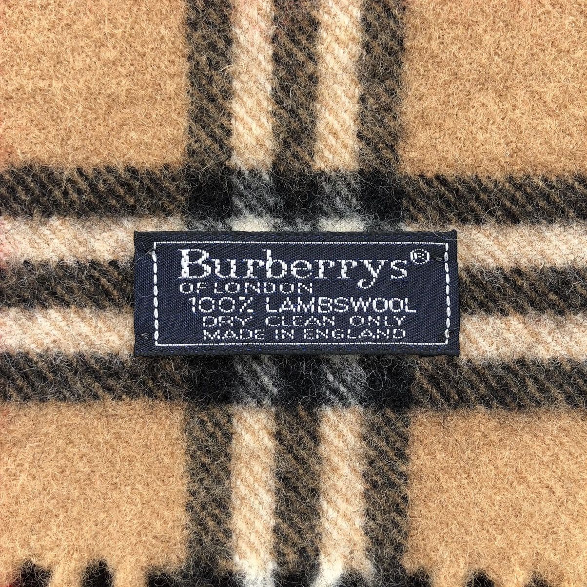 Burberry Vintage Burberrys Of London Lambswool Scarf Made In England Size ONE SIZE - 5 Thumbnail