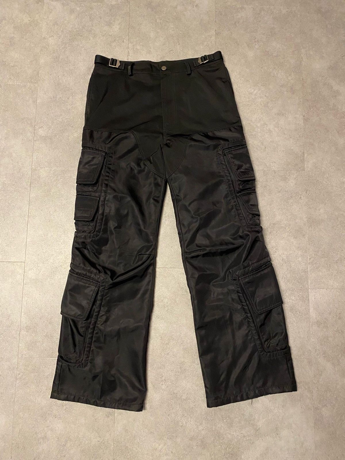 image of Far Archive Nylon Cargo Pants in Black, Men's (Size 32)