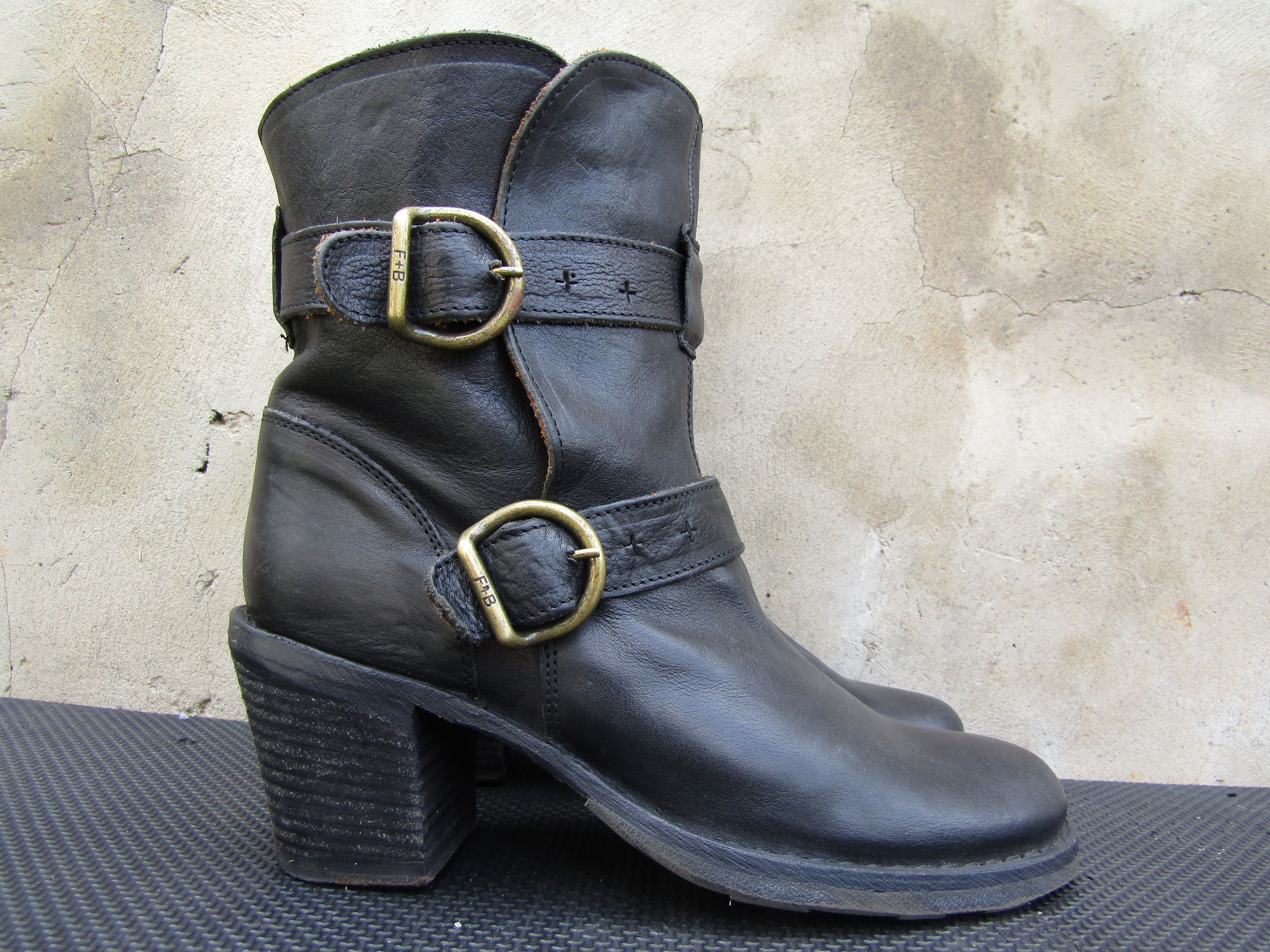 Fiorentini + Baker Fiorentini + Baker Eternity Ankle Stacked Chunky Heels Size US 7 / IT 37 - 3 Thumbnail