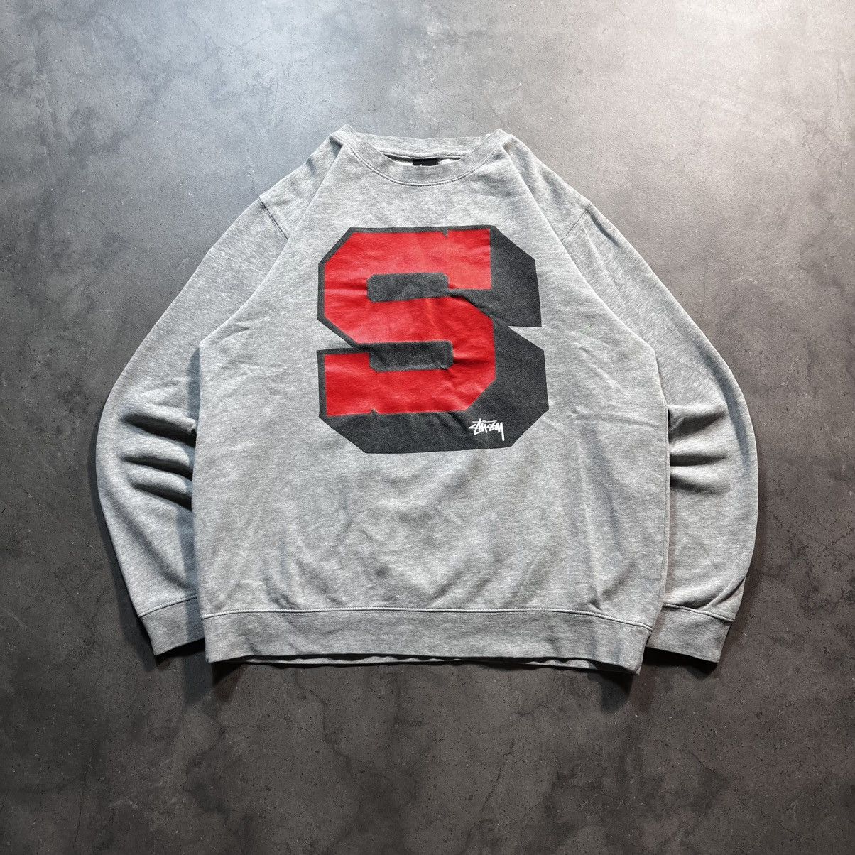 Stussy Vintage 00s Stussy Graffiti Big Logo Crewneck Sweatshirt Size US XL / EU 56 / 4 - 1 Thumbnail