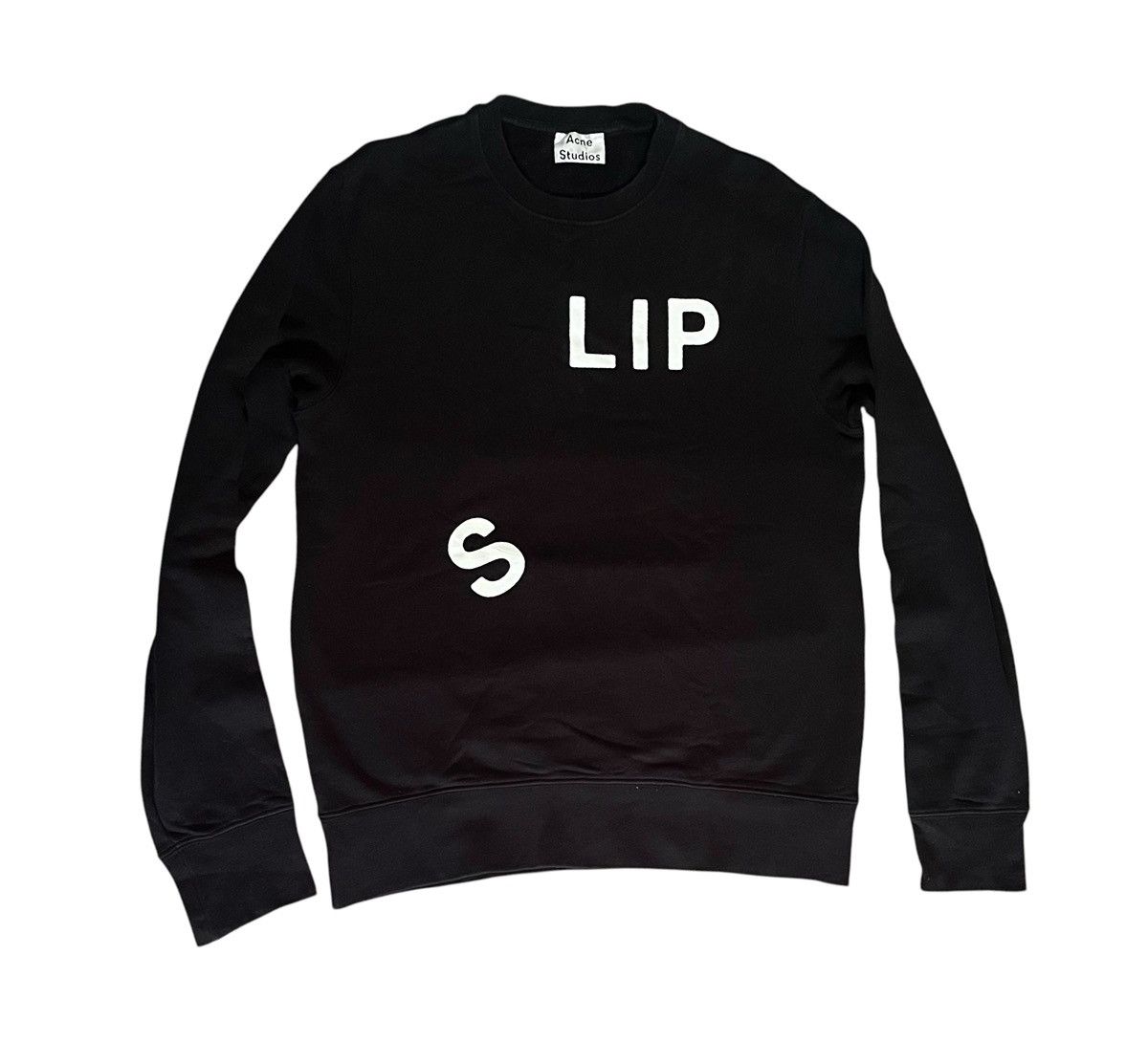 Acne Studios Acne studios slip black sweatshirt Size US S / EU 44-46 / 1 - 1 Thumbnail