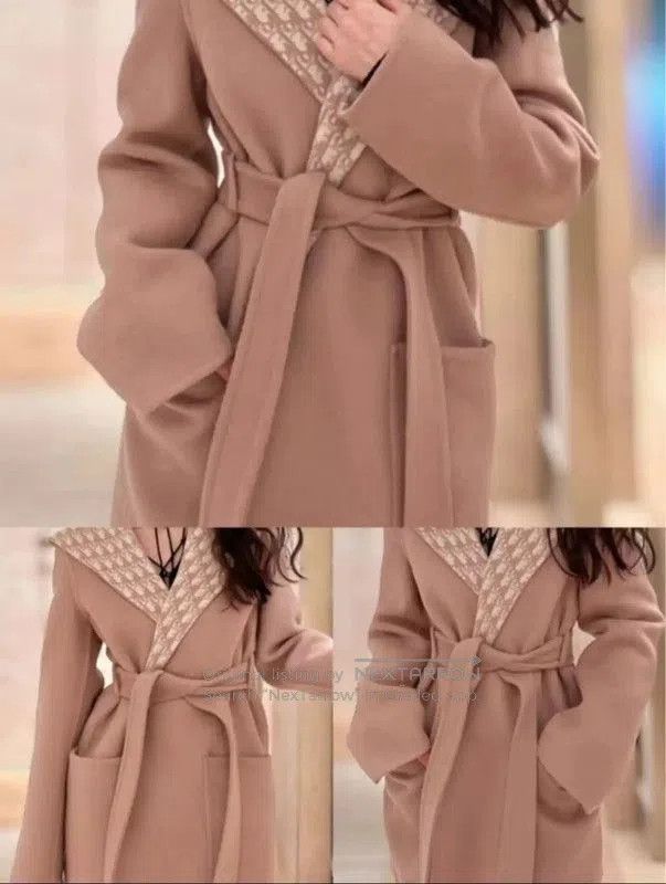 Dior Dior Pink Wool Women's Coat . Size S / US 4 / IT 40 - 8 Thumbnail