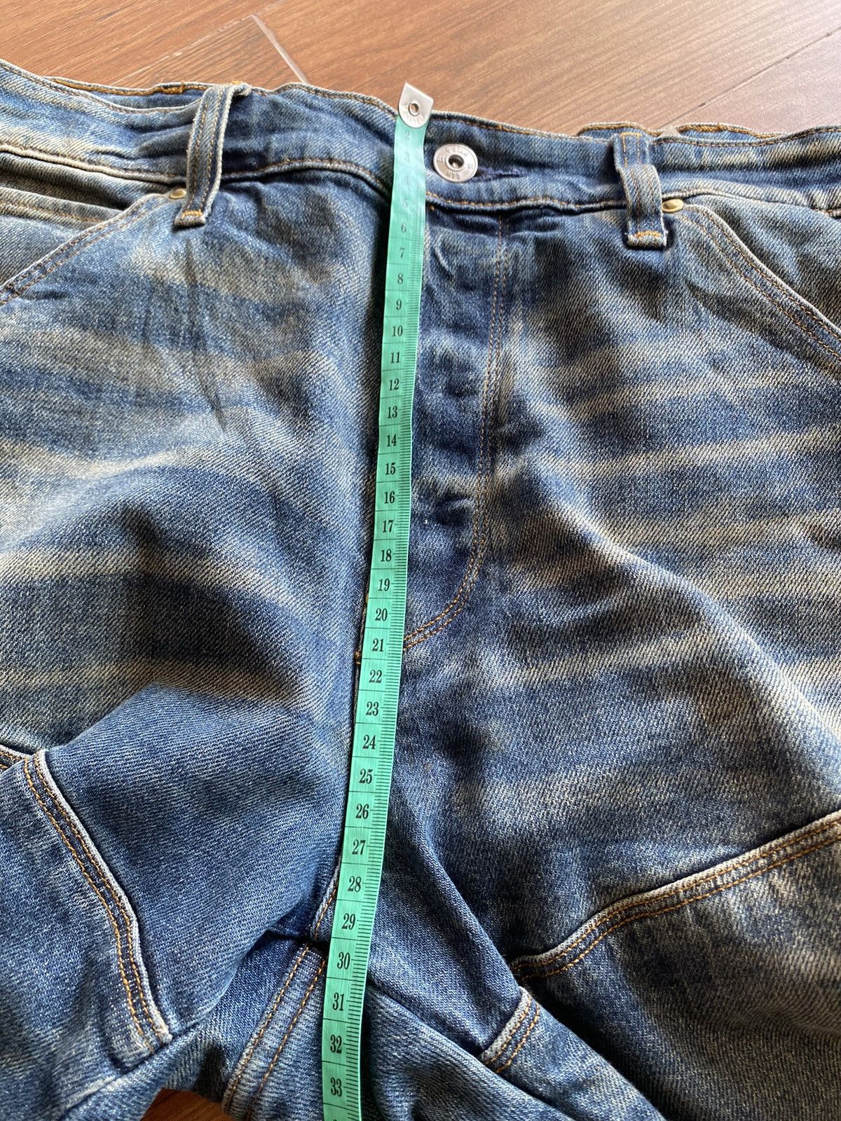 Issey Miyake Vintage issey miyake G Star Original Raw Bikers Denim pants Size US 36 / EU 52 - 18 Thumbnail