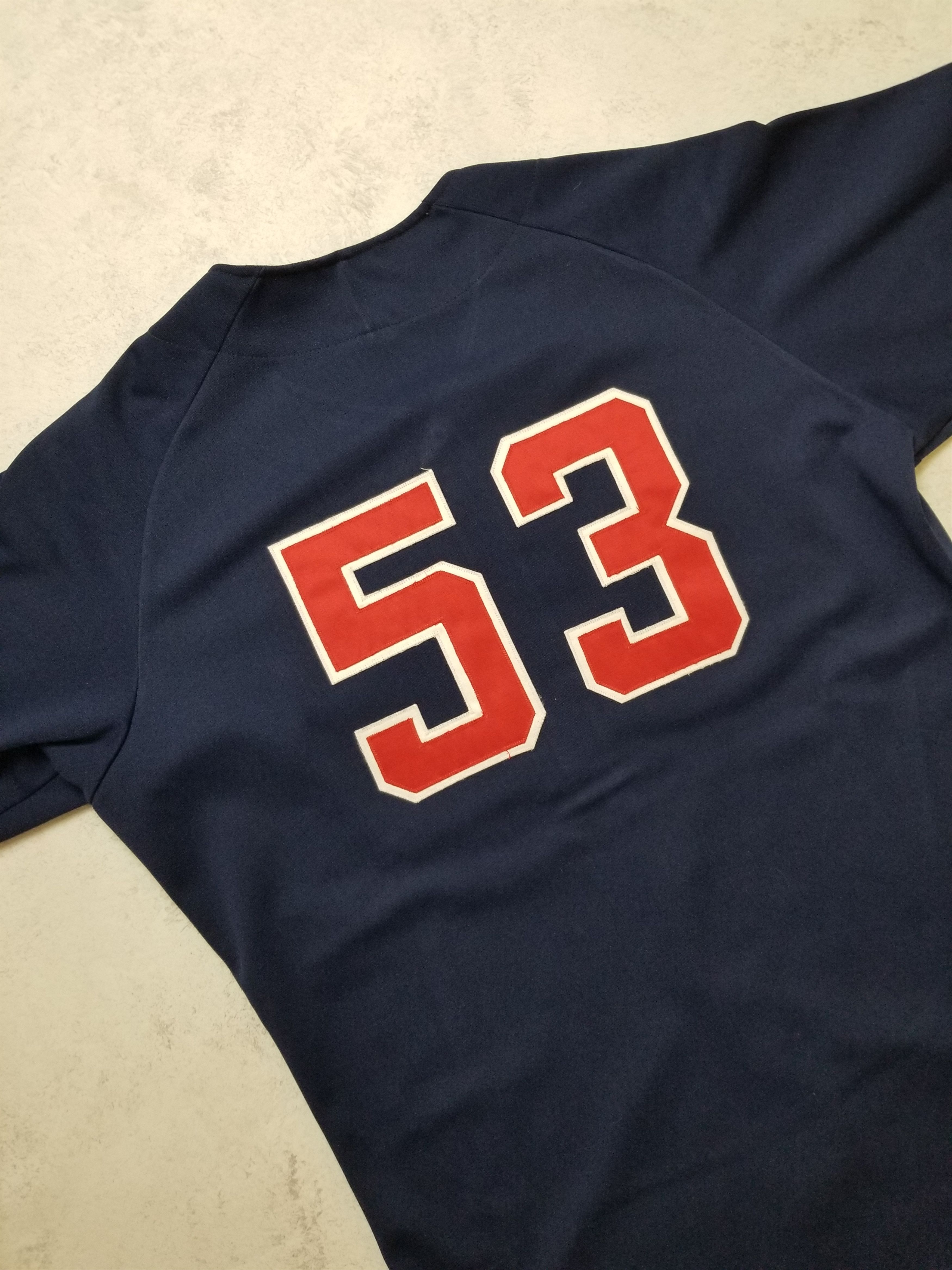 Other Rawlings Atlanta Braves #53 Baseball MLB Jersey Size US L / EU 52-54 / 3 - 6 Thumbnail