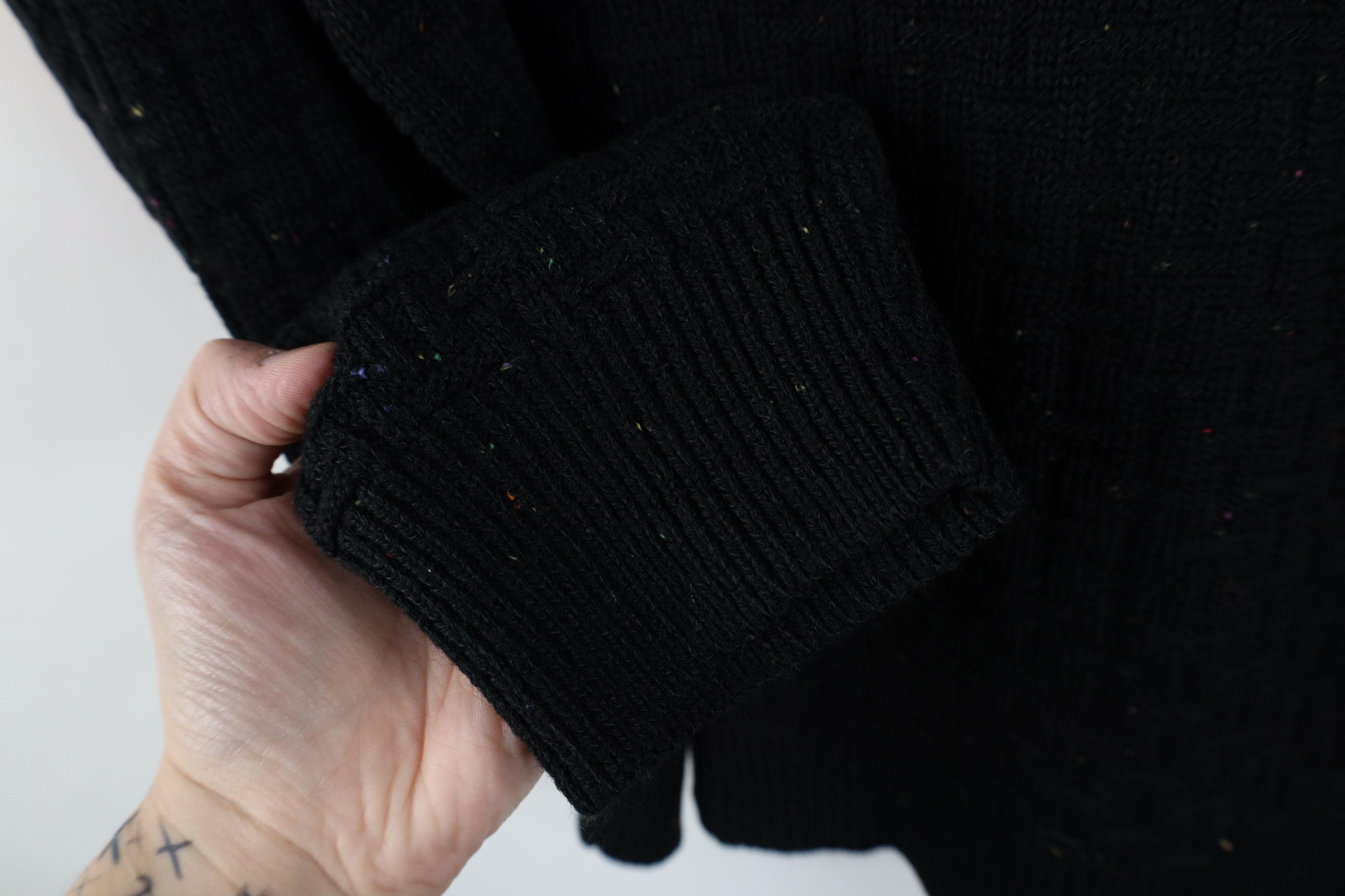 Vintage Vintage 90s Streetwear Fleck Knit Turtleneck Sweater USA Size US L / EU 52-54 / 3 - 9 Thumbnail