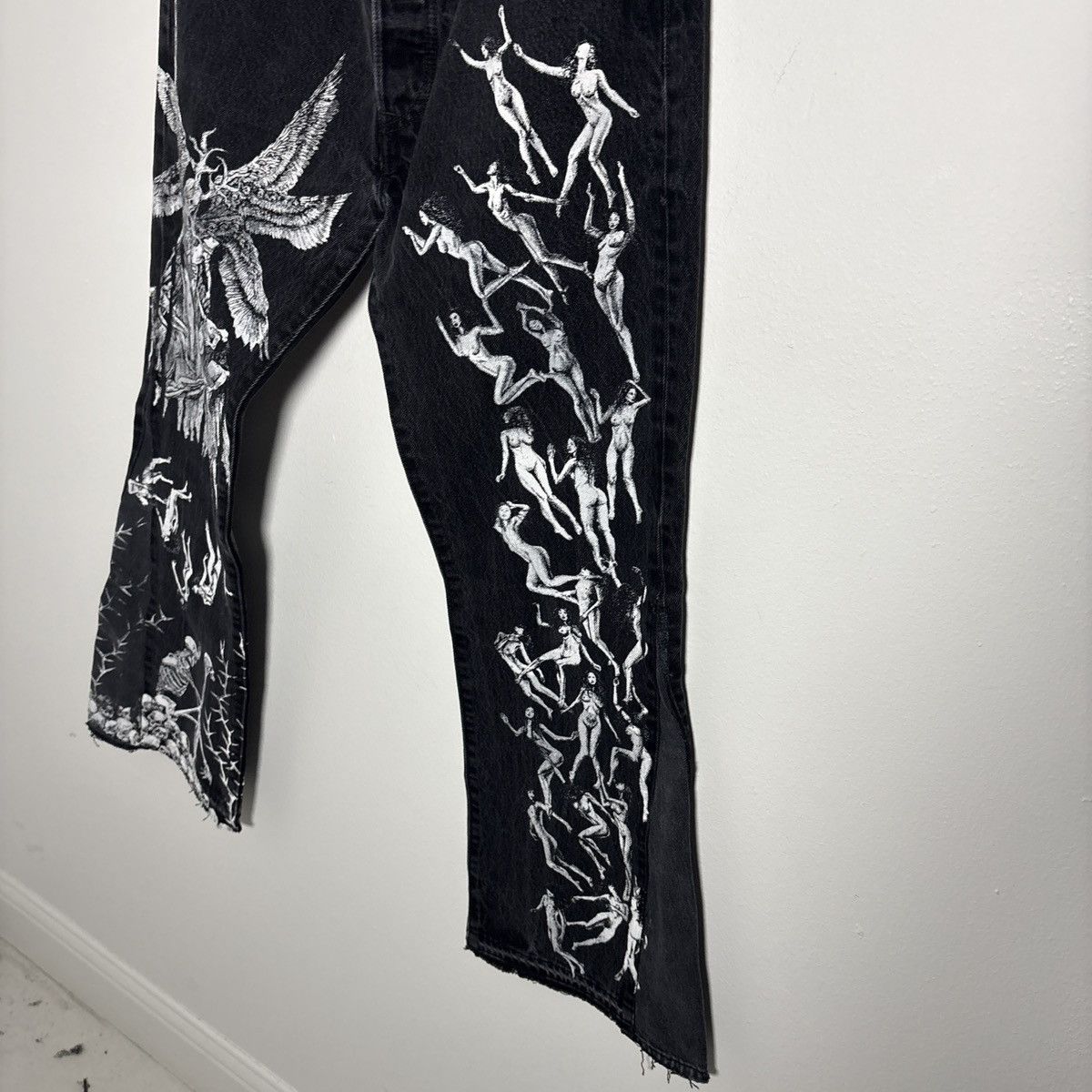 Levi's KILLVAY FLARED DENIM JEANS Size US 34 / EU 50 - 3 Thumbnail