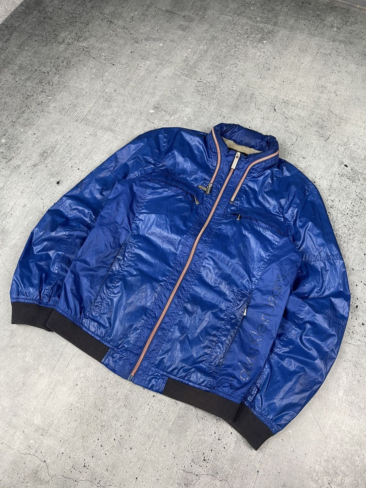 Calvin Klein Calvin Klein Rain Y2K Vintage Jacket Size US L / EU 52-54 / 3 - 3 Thumbnail