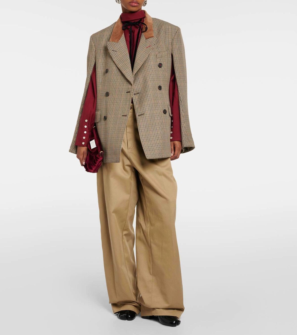Maison Margiela o1y0625 Blazer in Multicolor Size S / US 4 / IT 40 - 6 Thumbnail