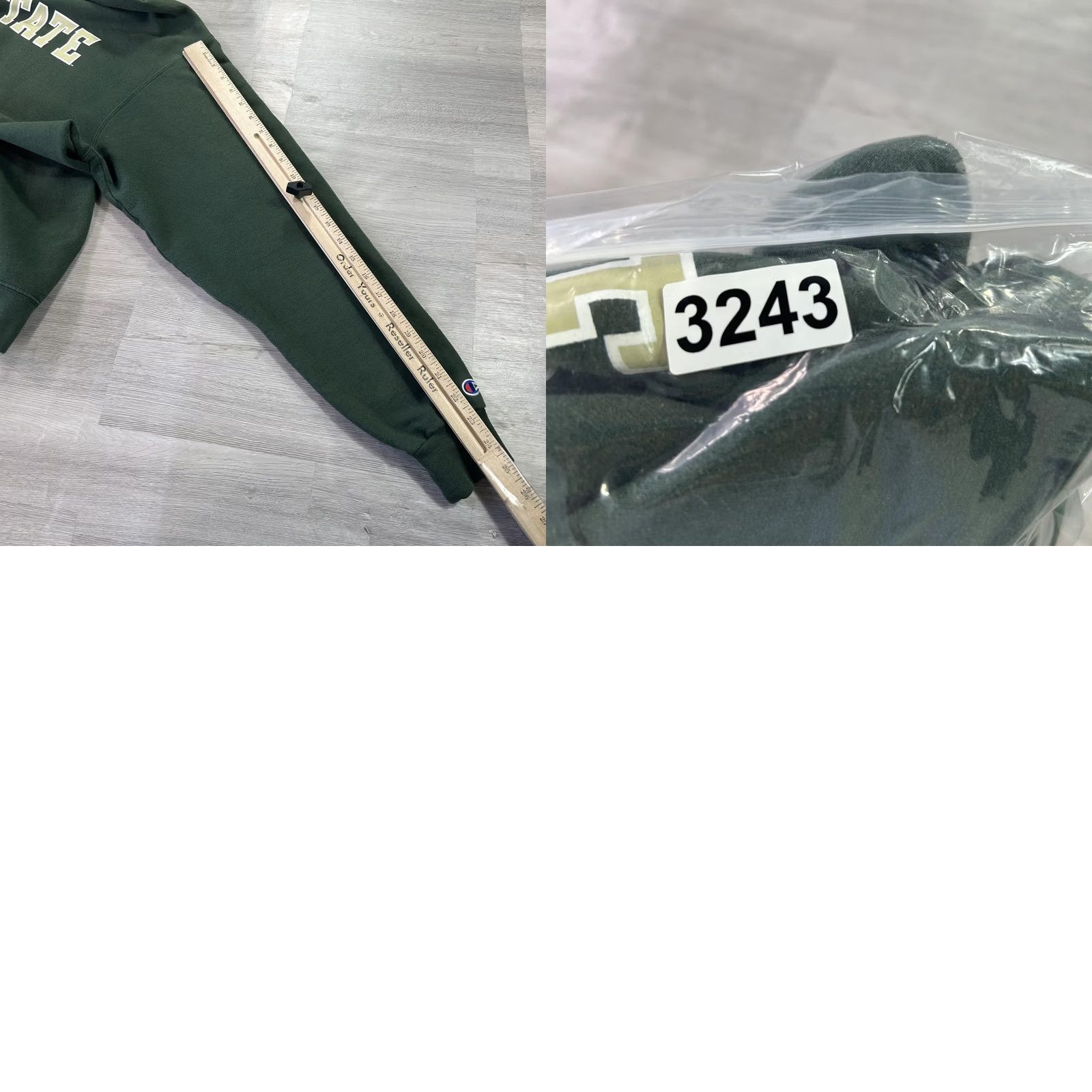Champion Champion Sac State Hornets Hoodie Sweatshirt Mens XL Green Fleece Graphic Print Hooded Pockets Crew Neck Size US XL / EU 56 / 4 - 8 Thumbnail