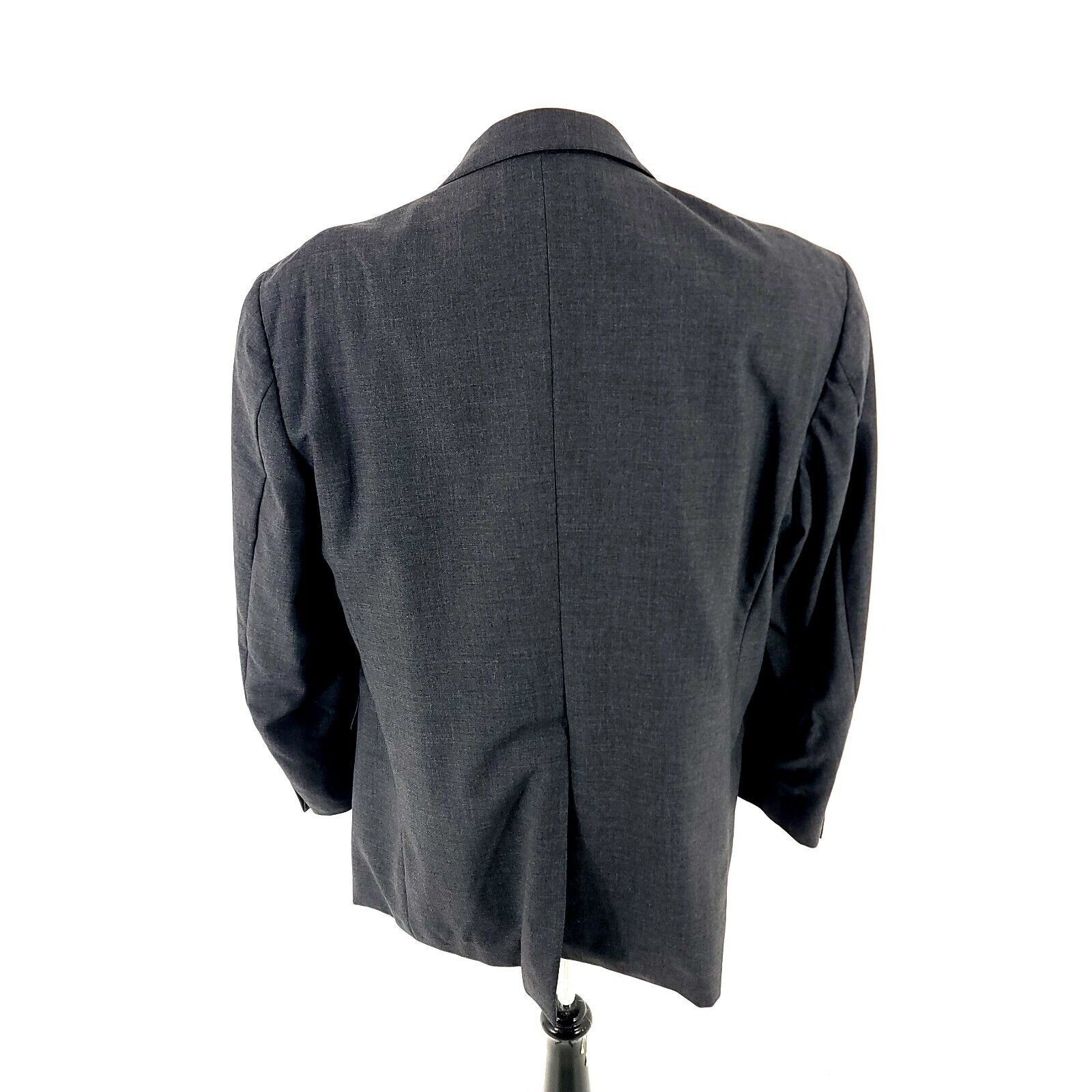 Southwick Bespoke Southwick Wool 2 Button Blazer 42R Gray Made In USA Size 42R - 6 Thumbnail