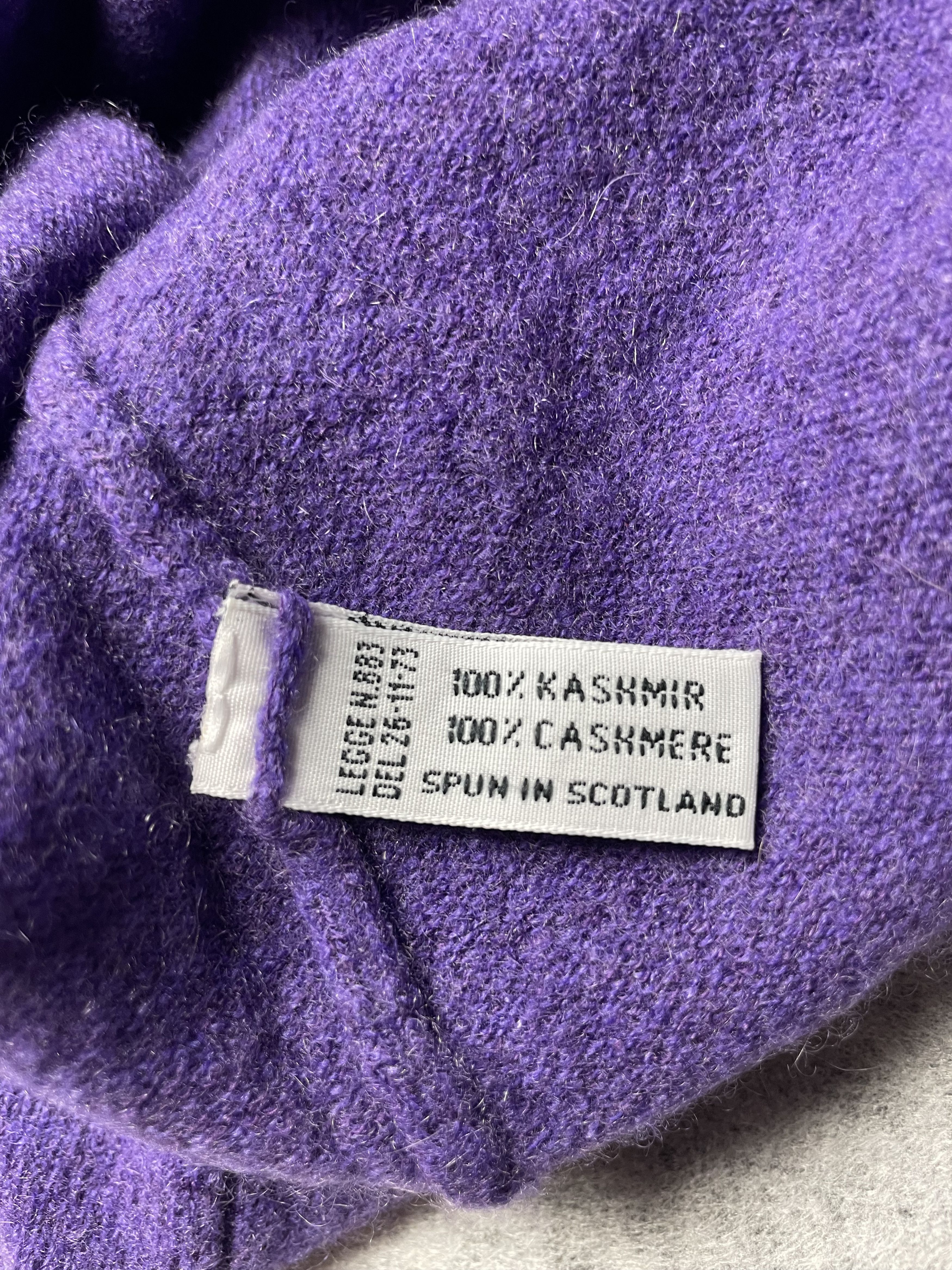 Fedeli FEDELI Cashmere Pullover Sweater Purple Womens Size M / US 6-8 / IT 42-44 - 10 Thumbnail
