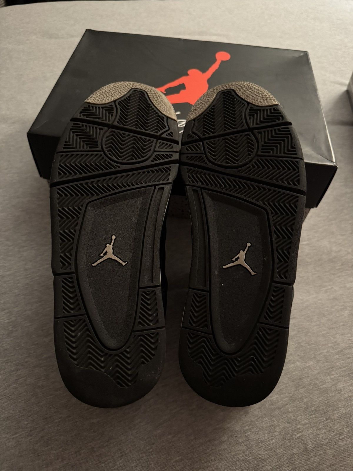 Jordan Brand × Nike Jordan 4 Retro Black Oreo Size US 11.5 / EU 44-45 - 5 Thumbnail