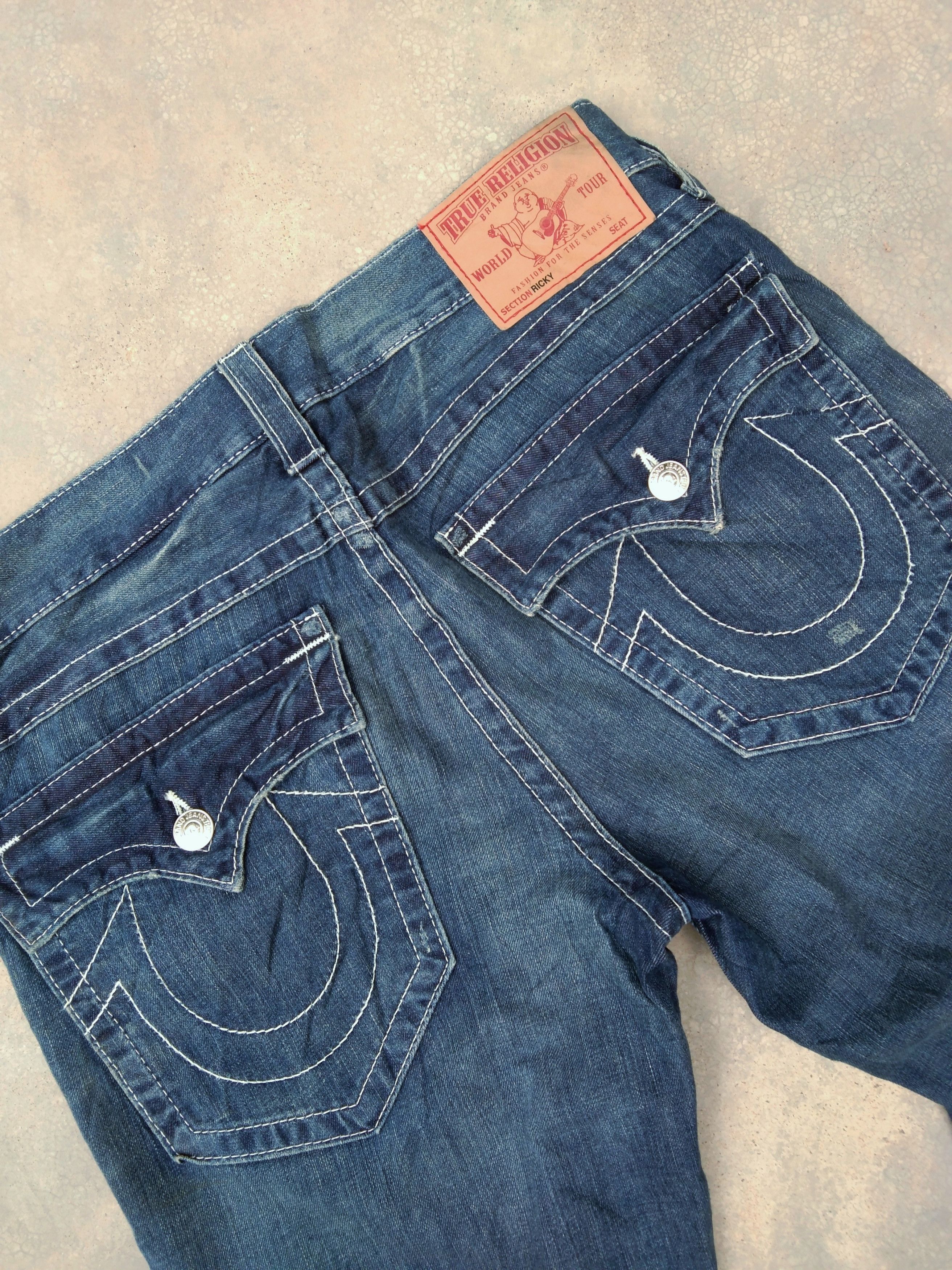 Japanese Brand × True Religion × Vintage Vintage True Religion Made In USA Bootcut Flared Jeans 34x36 Size US 34 / EU 50 - 1 Thumbnail