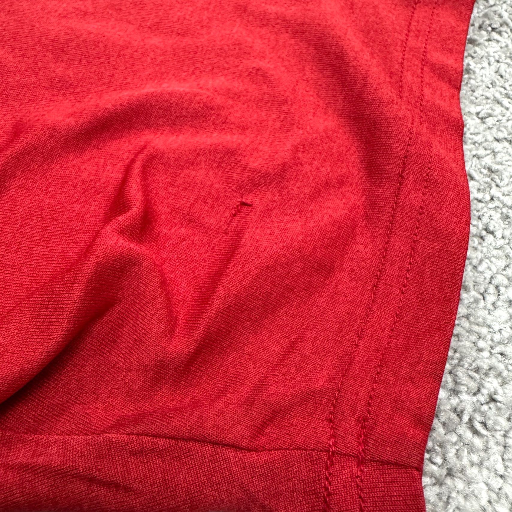 Nike VINTAGE Nike Fit T-Shirt Mens L Red Crew Neck Nike Fit Basic Casual Activewear 90s Sports Athleisure Shirt Short Sleeve Traditional Logo Solid Size US L / EU 52-54 / 3 - 4 Thumbnail